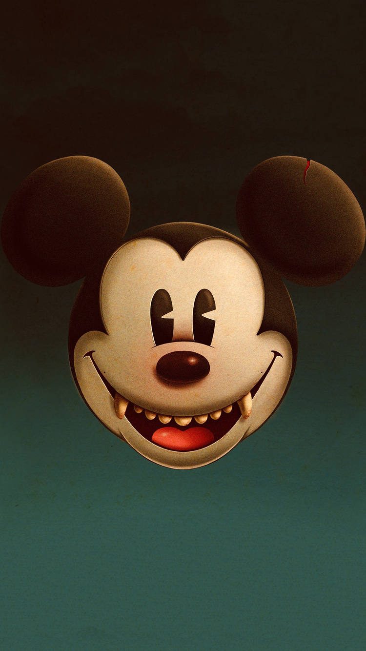 Devil Mickey Mouse iPhone 6, iPhone 6S, iPhone 7 HD 4k Wallpaper, Image, Background, Photo and Picture