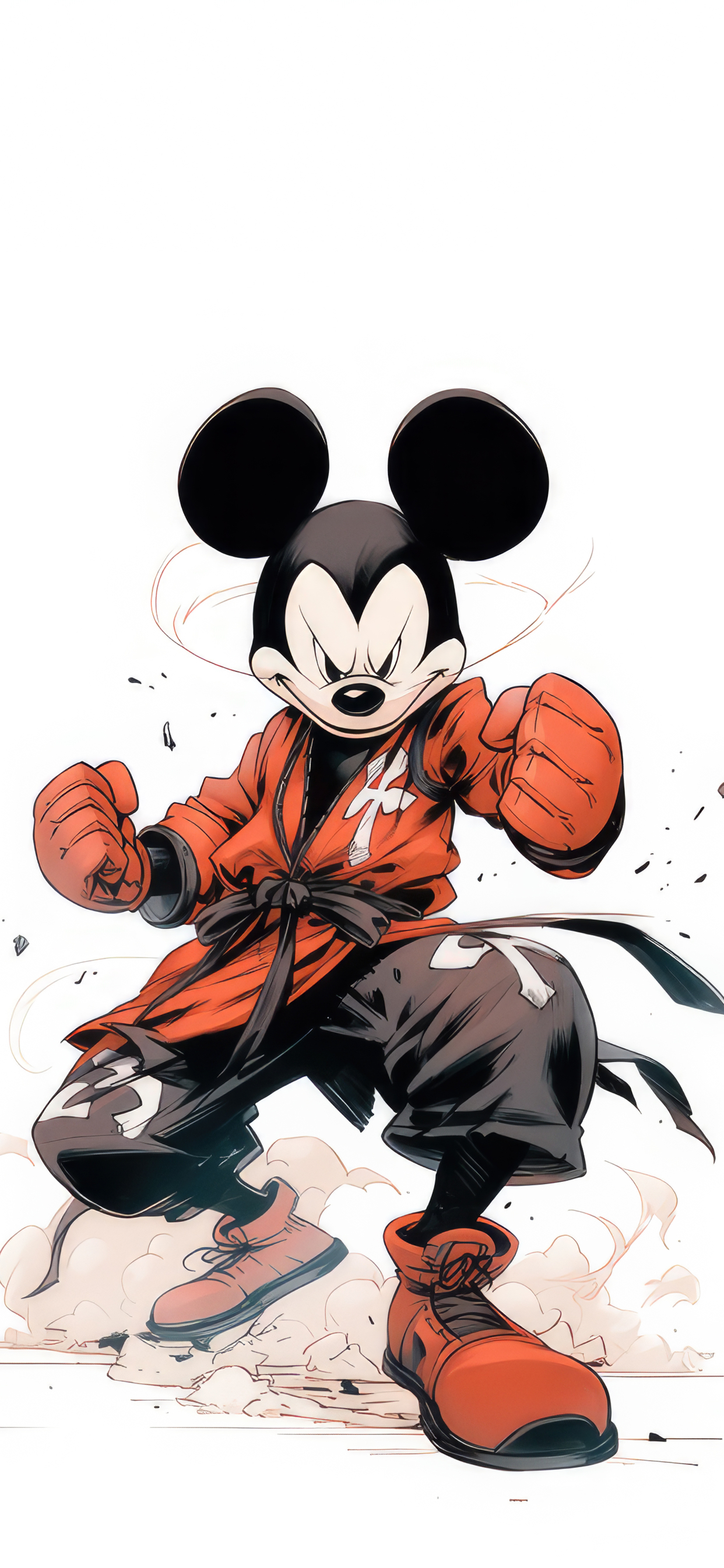 Mickey Mouse Cartoon Minimal Art 5k iPhone XS MAX HD 4k Wallpaper, Image, Background, Photo and Picture