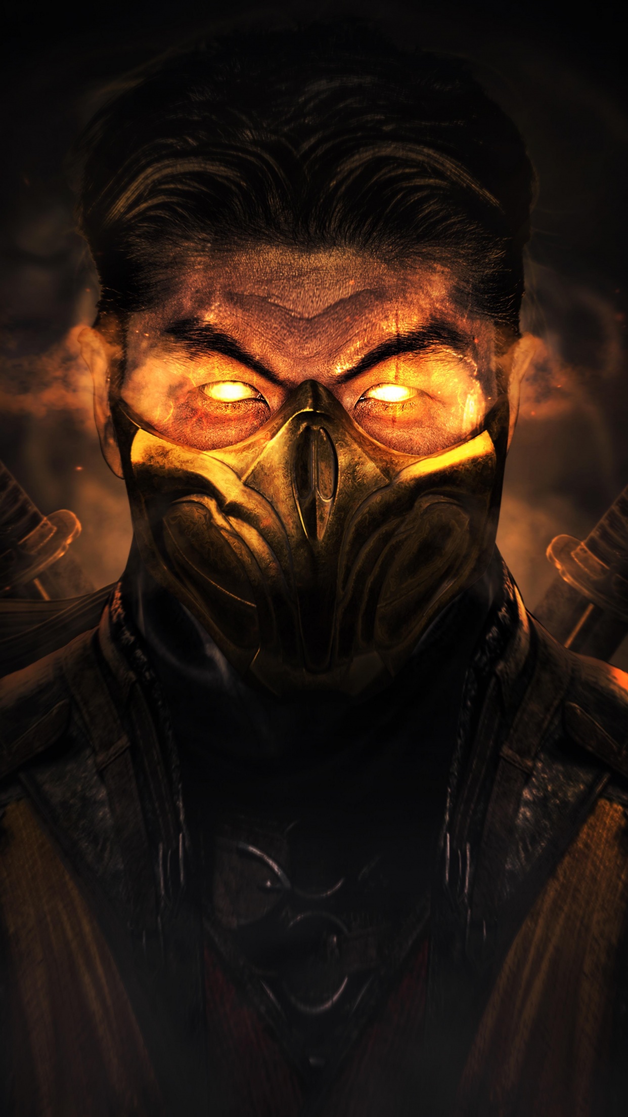 Scorpion in Mortal Kombat 11 Wallpaper for iPhone