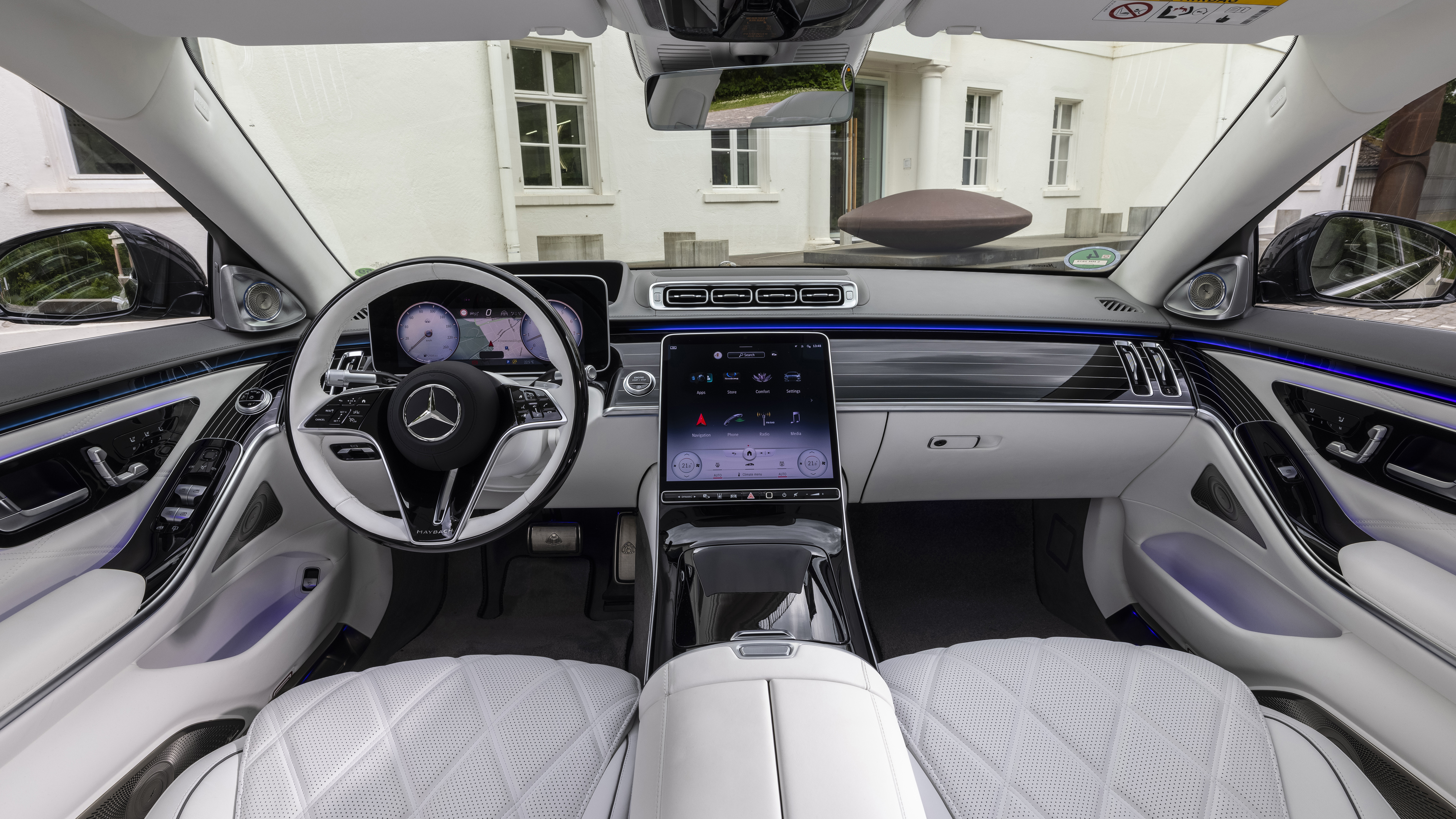 Mercedes Maybach S 680 4MATIC 2021 5K Interior Wallpaper Car Wallpaper