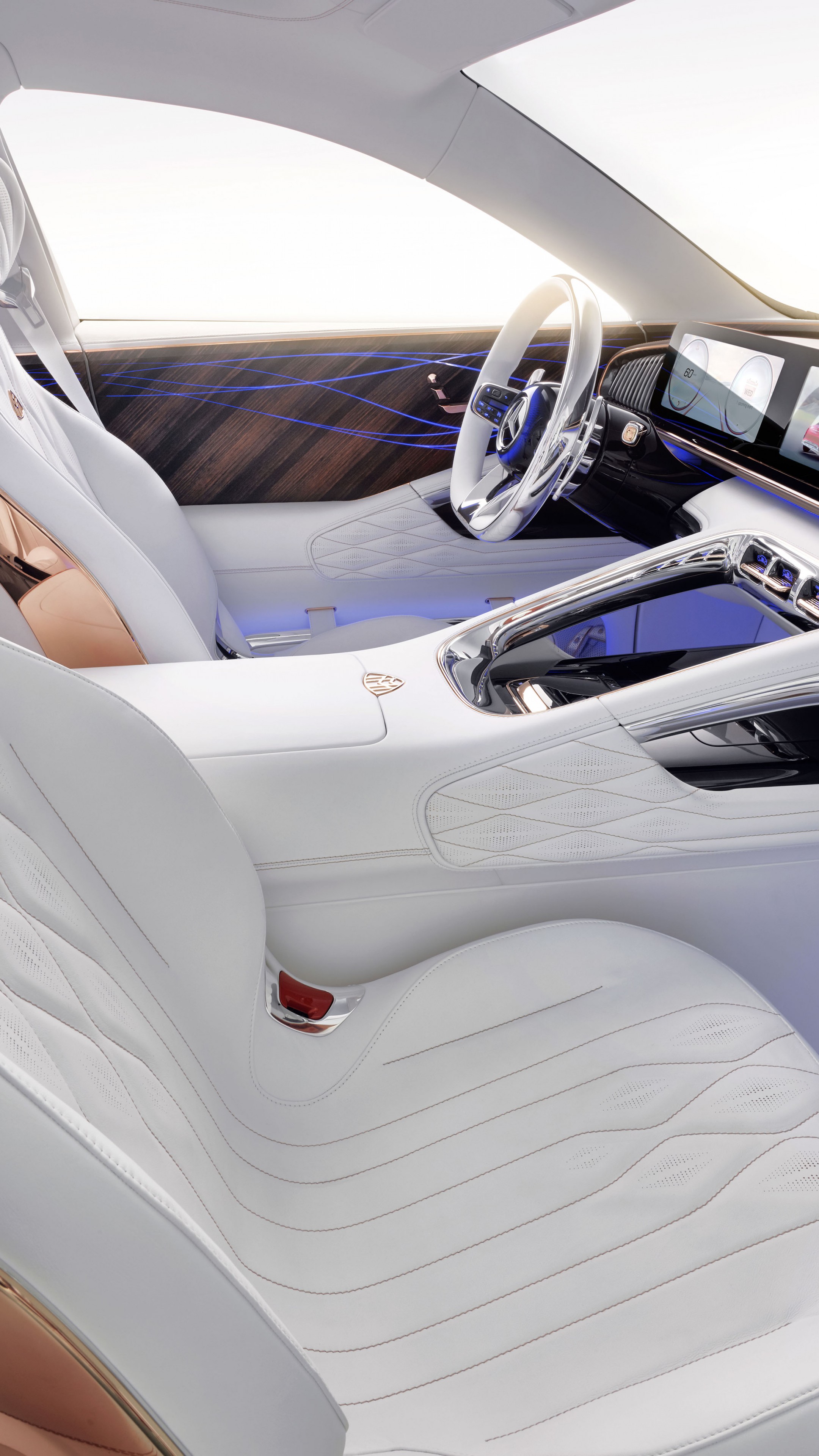 Wallpaper Vision Mercedes Maybach Ultimate Luxury, Electric Cars, Interior, 5k, Cars & Bikes