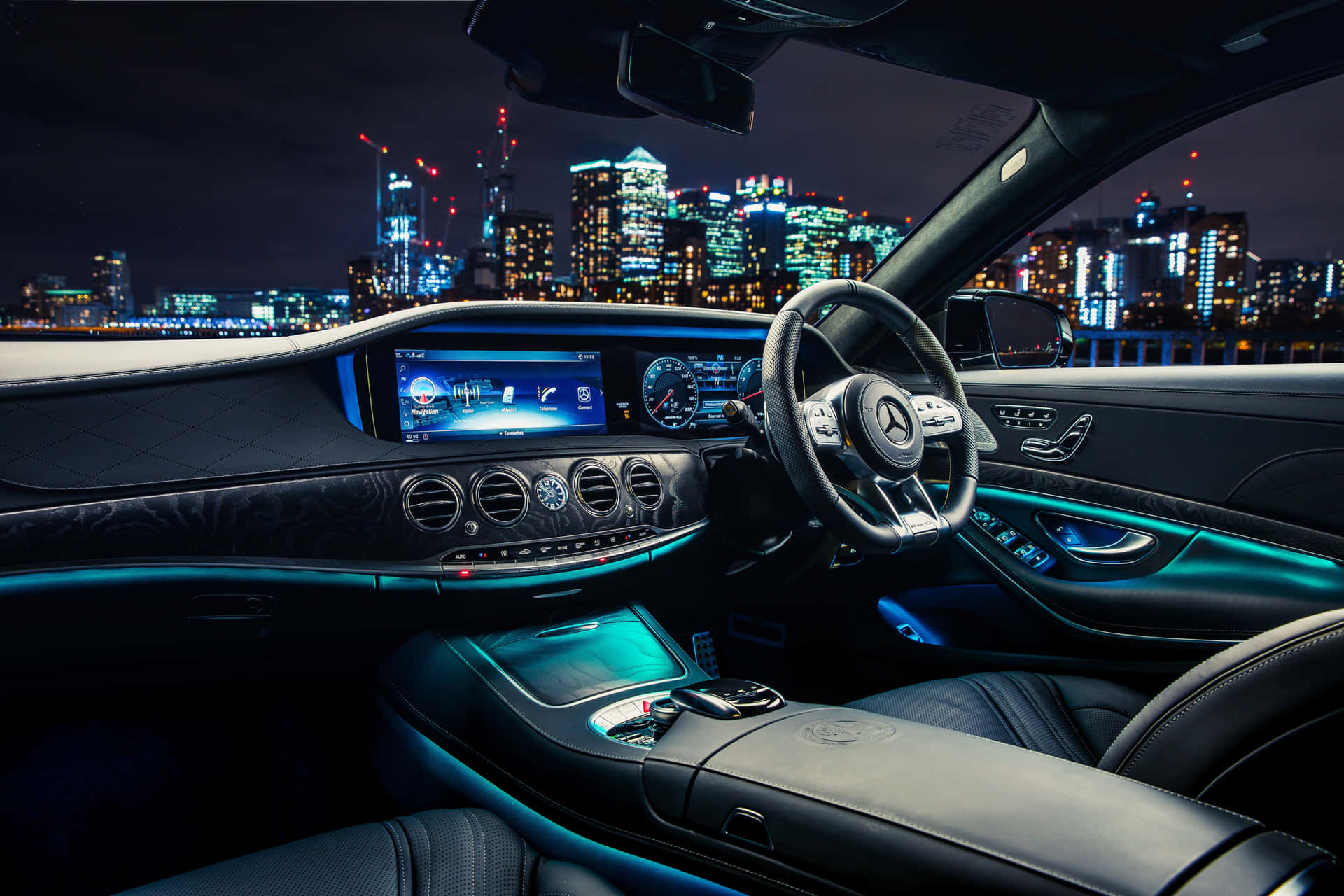 Download Mercedes Benz S 63 Car Interior Wallpaper