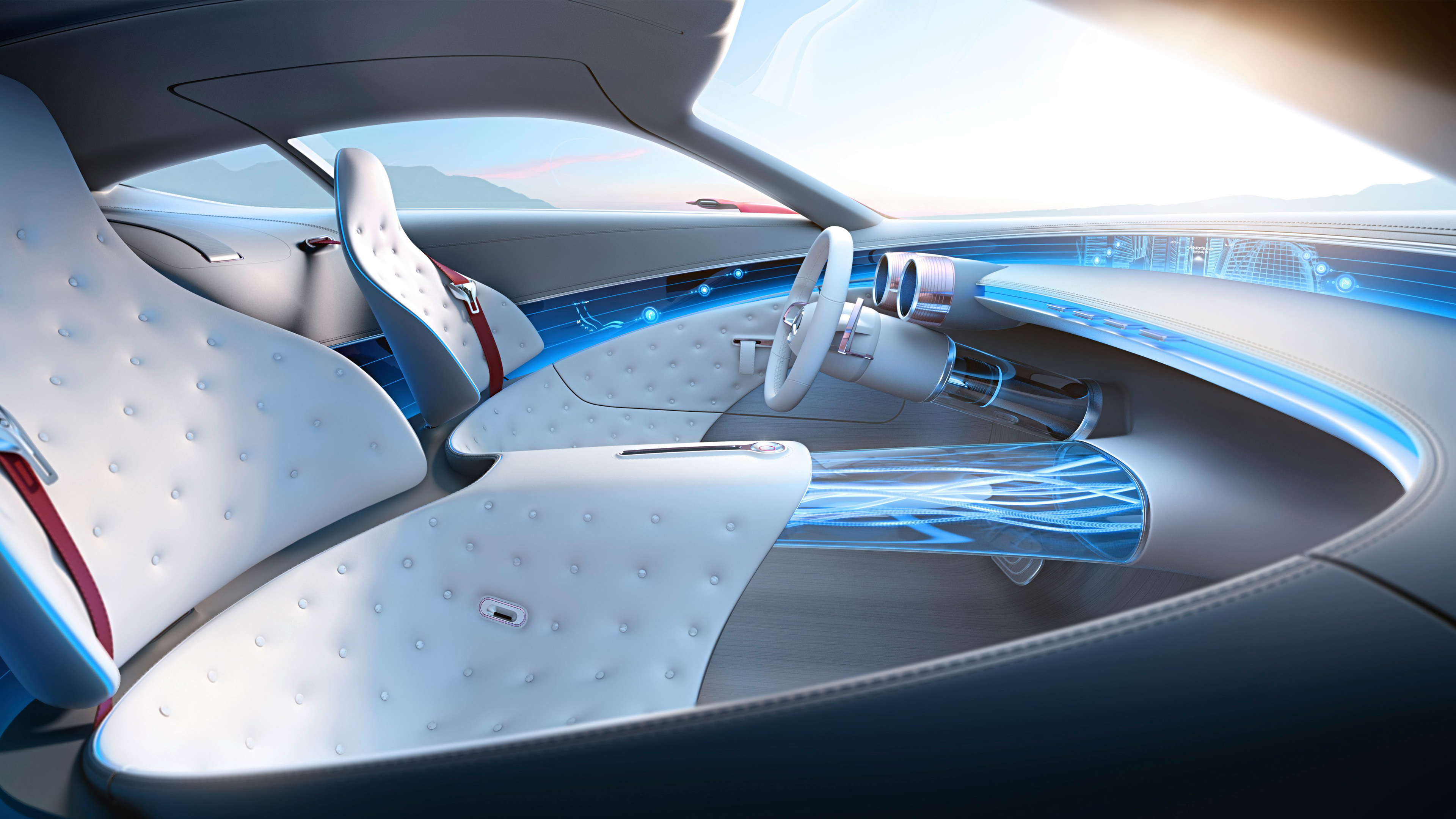 Vision Mercedes Maybach 6 Interior Wallpaper Car Wallpaper