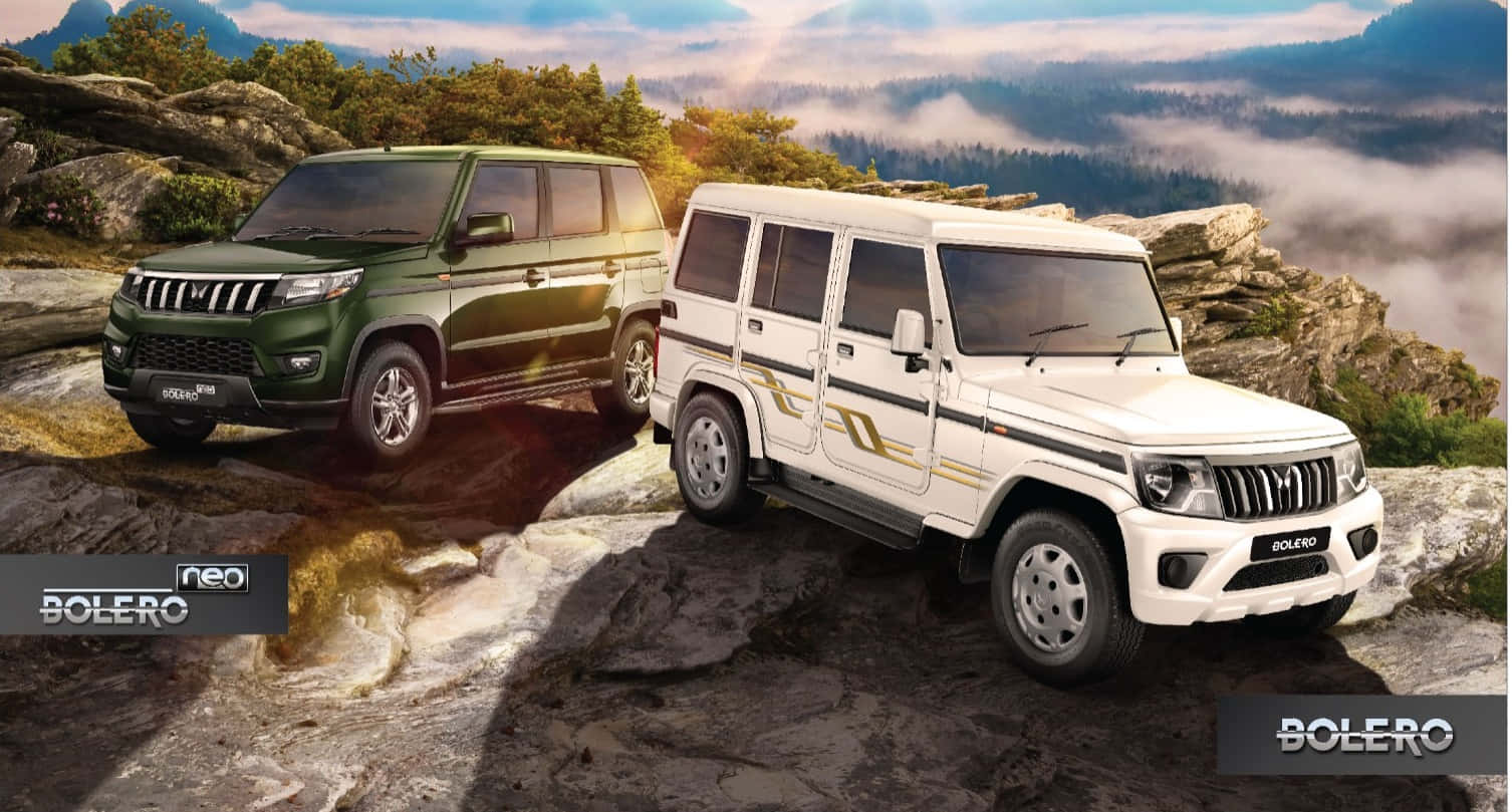 Download Caption: The Majestic Mahindra Bolero In Natural Surroundings Wallpaper