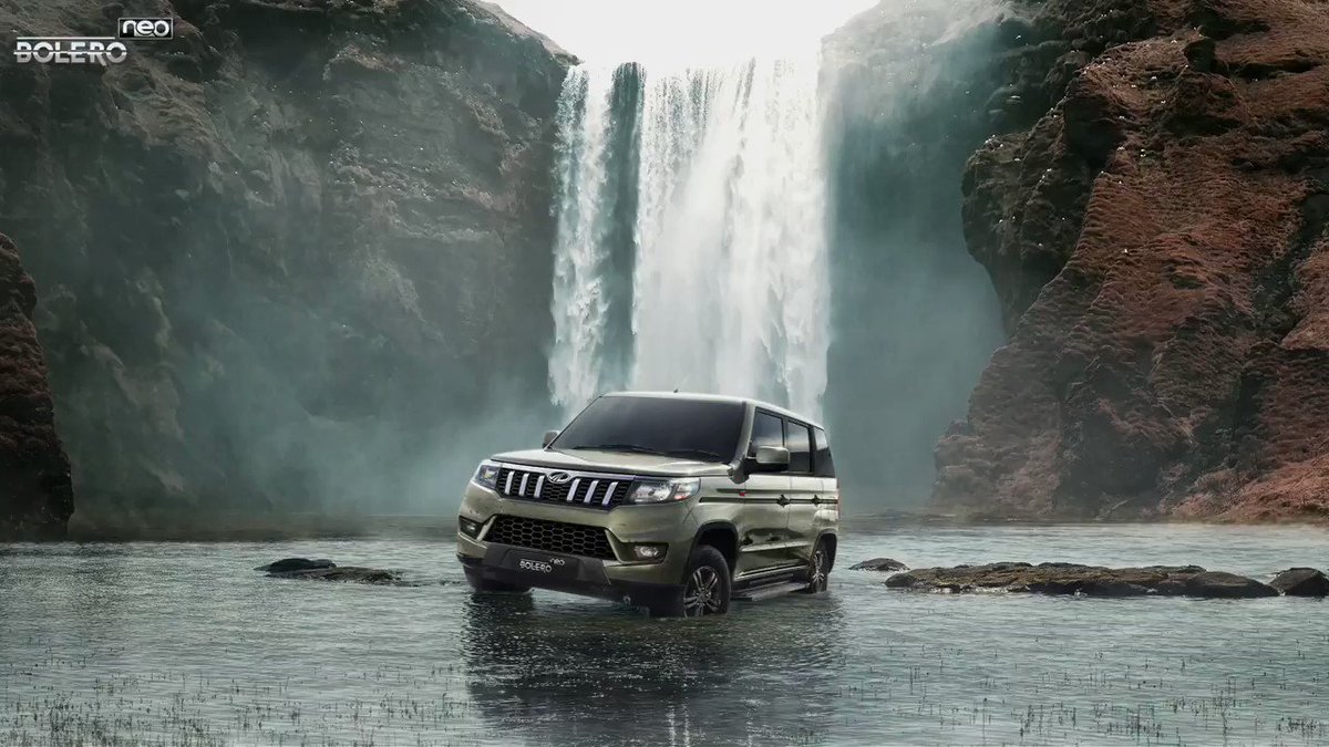 Mahindra Bolero when it hits the brakes, the adventure doesn't stop! #MahindraBoleroNeo #BoleroNeo #NewBoleroNeo