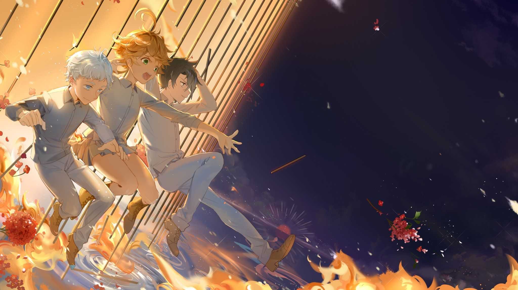 Yakusoku no Neverland Wallpaper Free HD Wallpaper