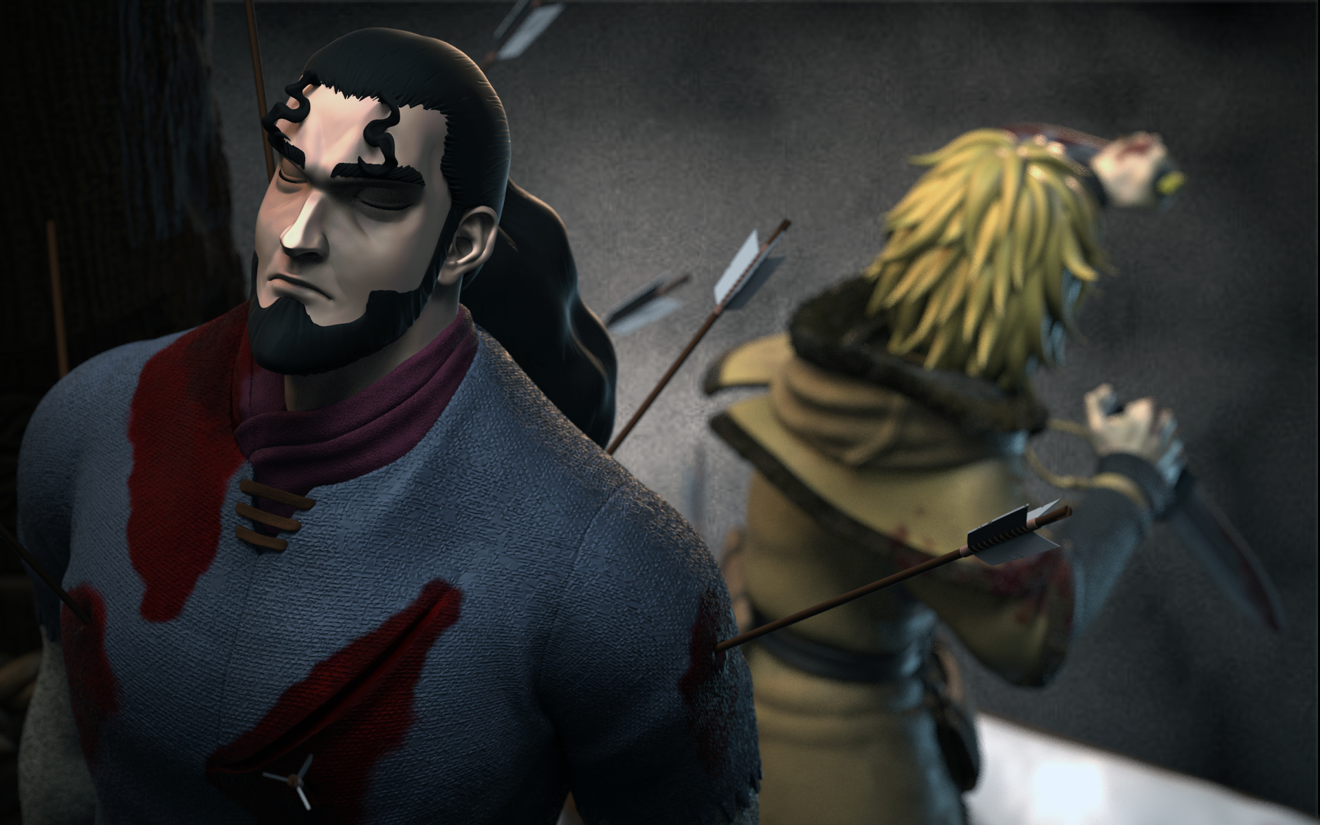 Death of Thors. Vinland saga fan art