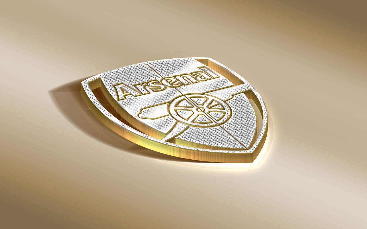 Desktop Wallpaper England Logo Emblem Arsenal FC Sport Footbal 3D