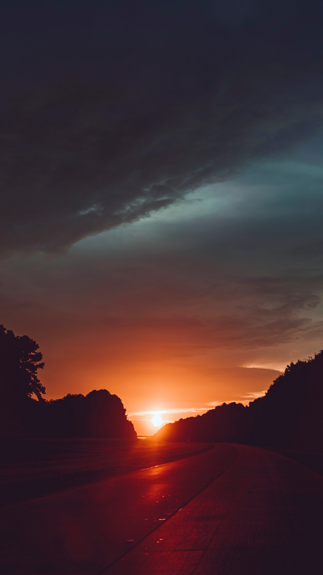 Road Sunset Sky Wallpaper 1080– X1920 Out Wallpaper