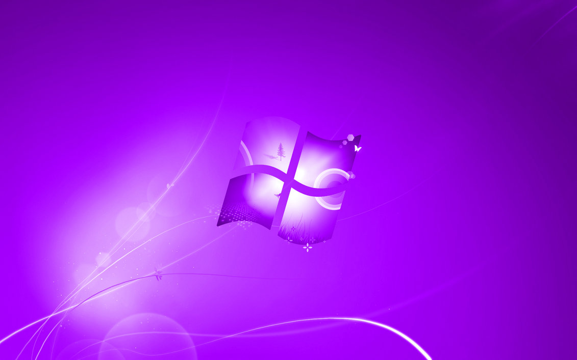 Purple Windows 10 Wallpaper