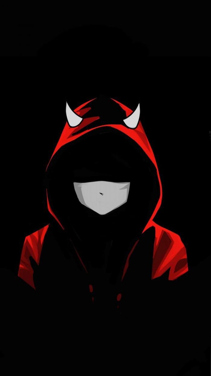 Red Hooded Dark Devil Wallpaper Download