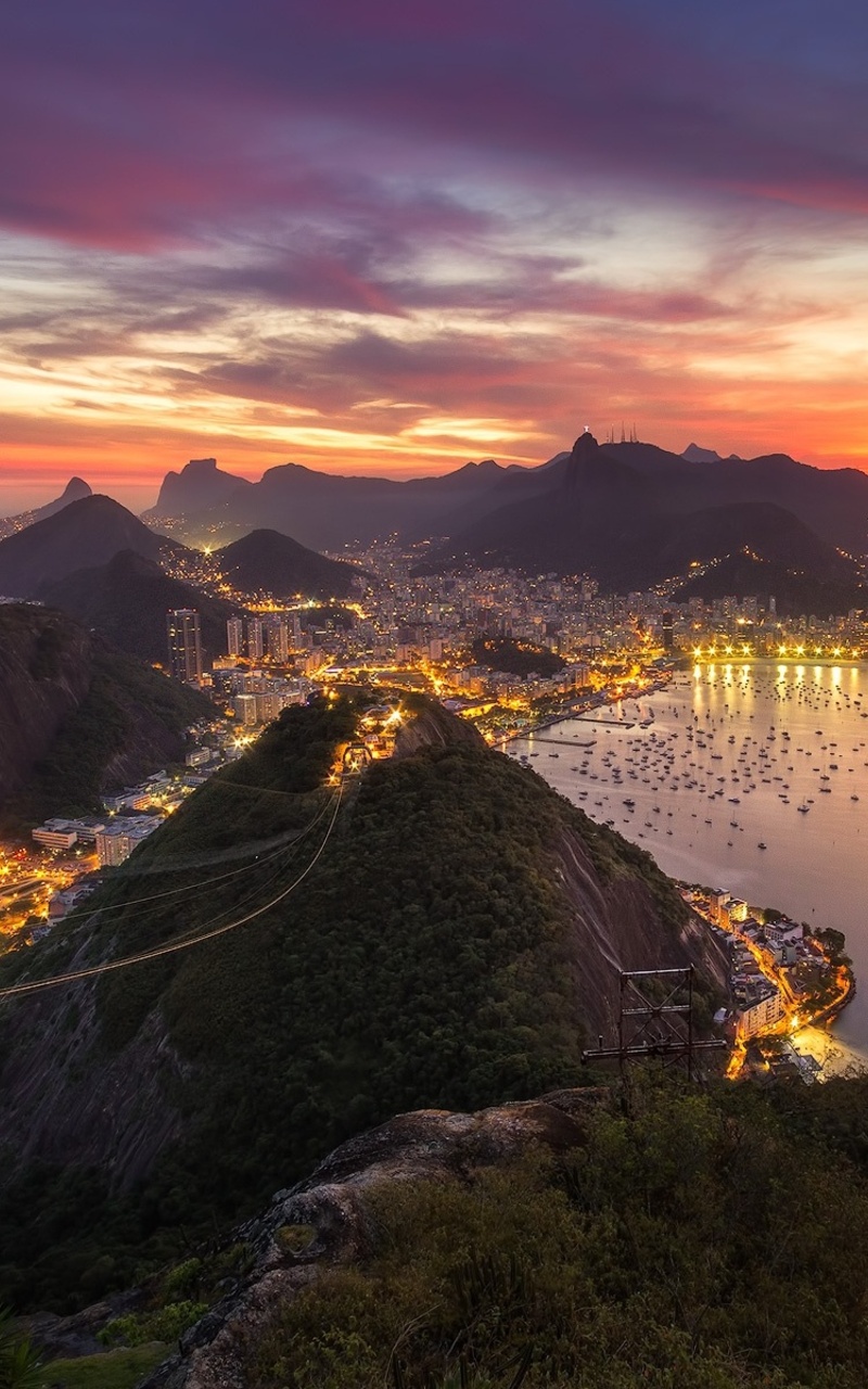Rio De Janeiro Brazil Cityscape Evening Sunset Nexus 7, Samsung Galaxy Tab 10, Note Android Tablets HD 4k Wallpaper, Image, Background, Photo and Picture