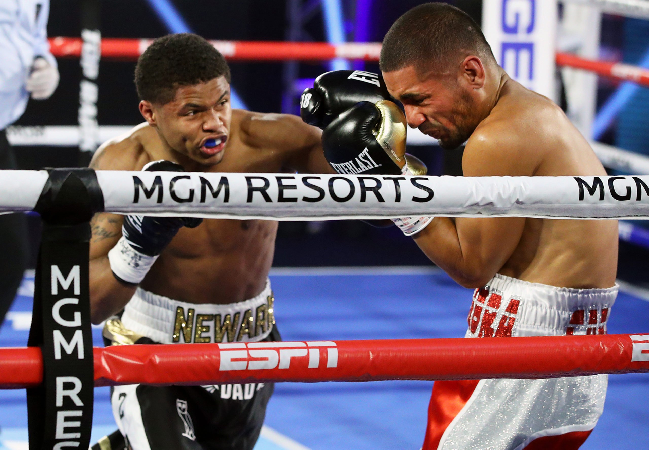 Shakur Stevenson dominates Felix Caraballo in boxing's return to live action