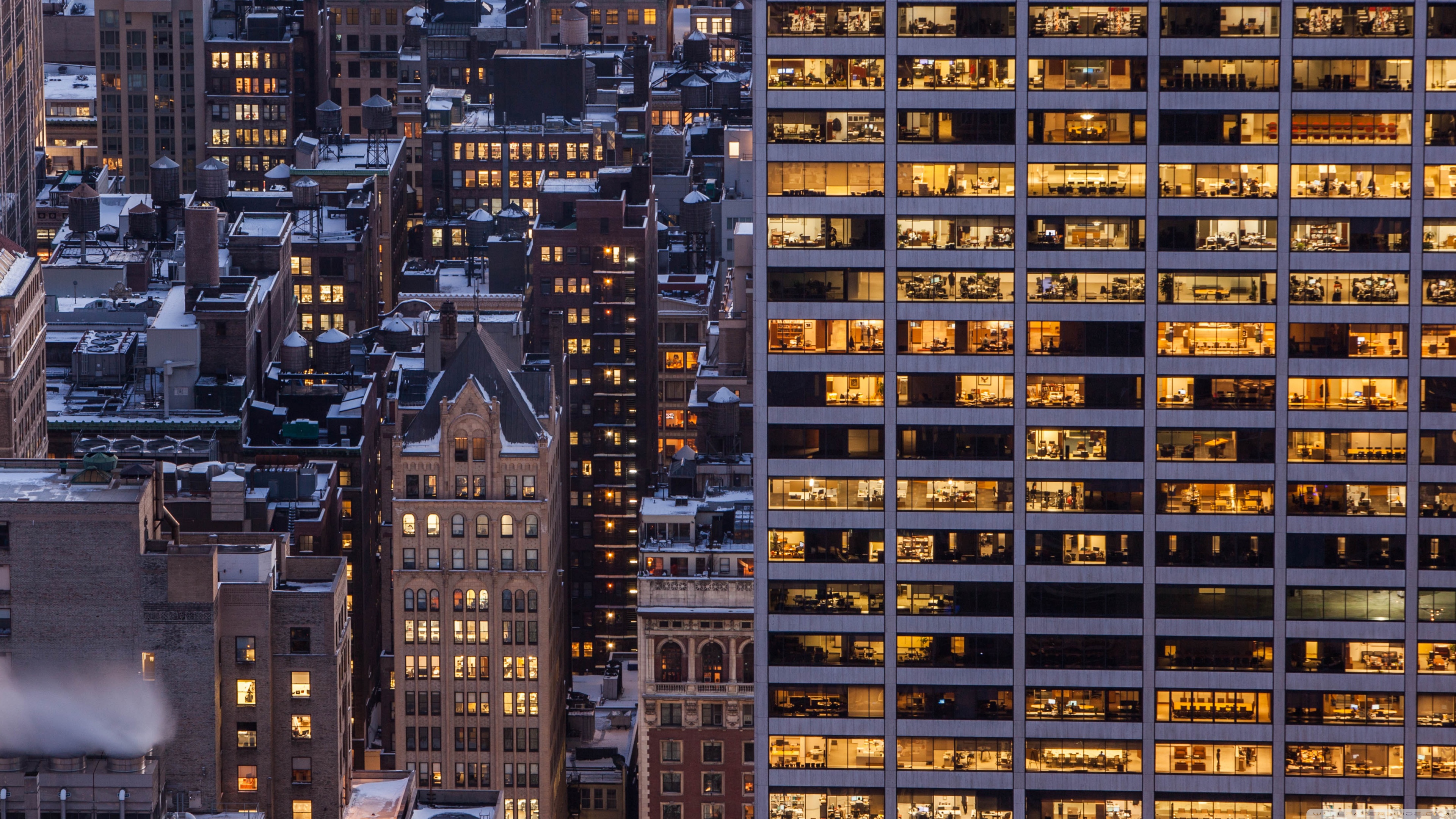 New York City Winter Ultra HD Desktop Background Wallpaper for 4K UHD TV, Widescreen & UltraWide Desktop & Laptop, Multi Display, Dual Monitor, Tablet