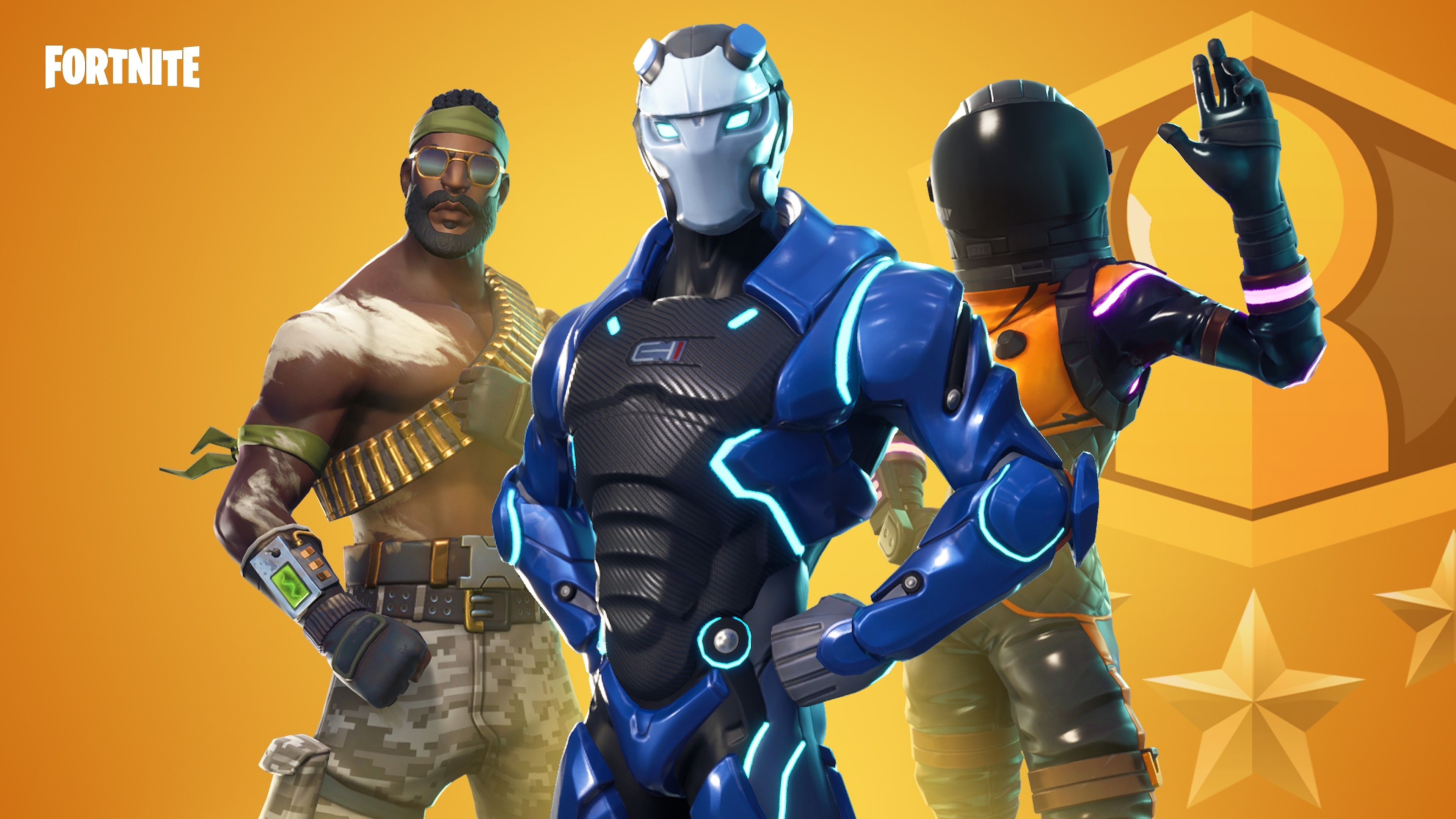 Download wallpaper 3840x2160 fortnite, famous, online video game, skin characters 4k wallpaper, uhd wallpaper, 16:9 widescreen 3840x2160 HD background, 9799