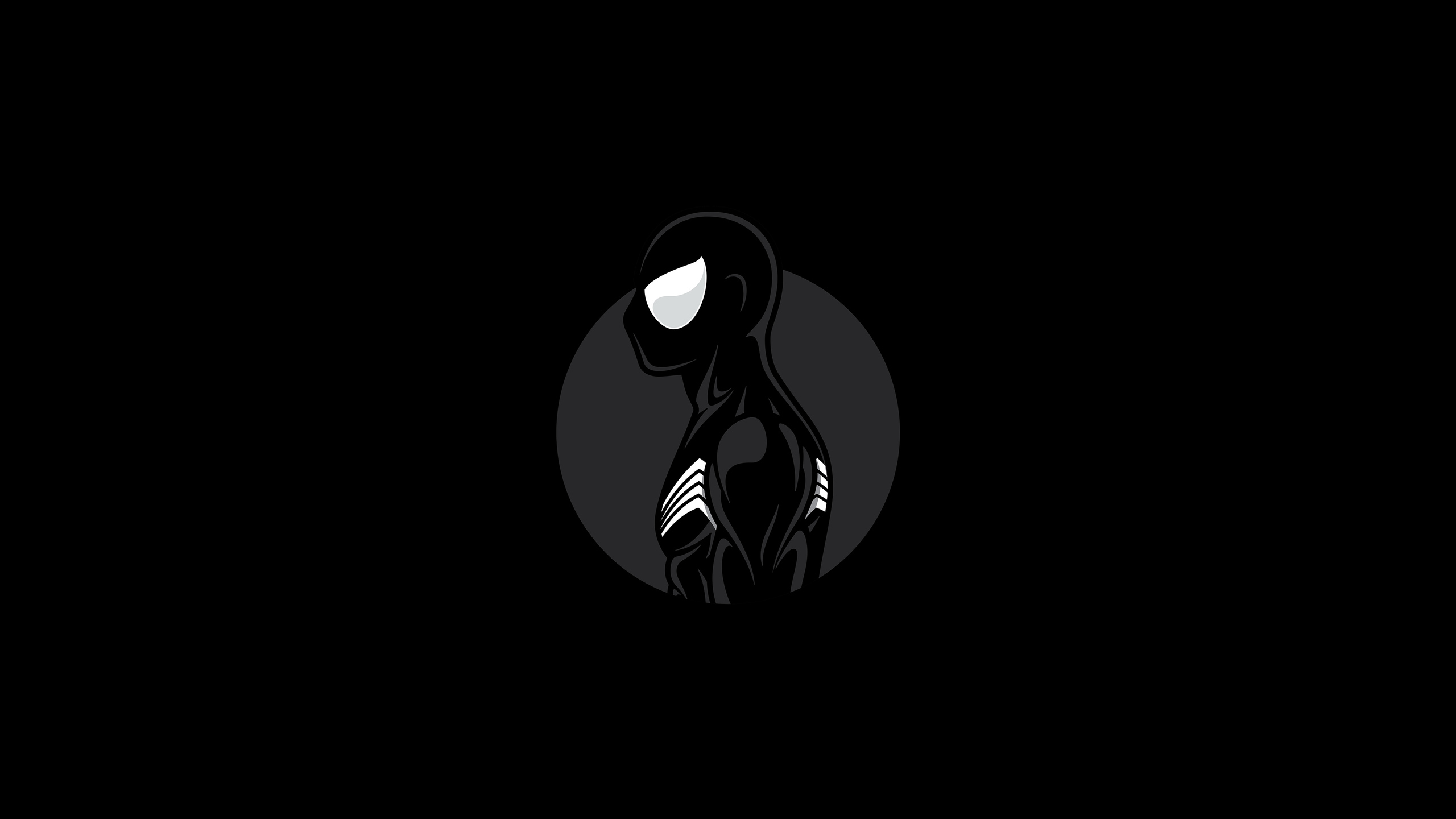 Spiderman Dark Minimalist Art 4k 1440P Resolution HD 4k Wallpaper, Image, Background, Photo and Picture