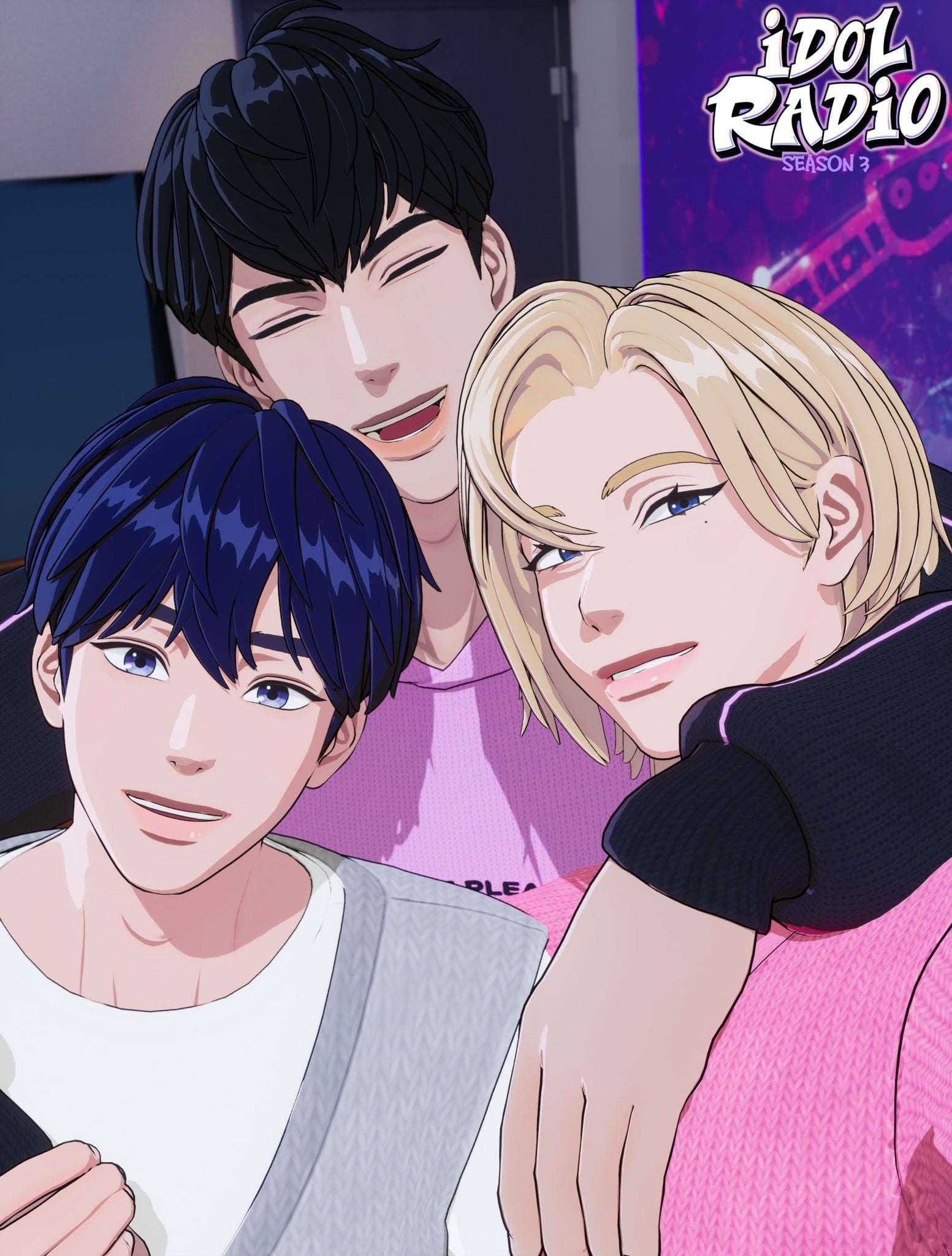 MBC Idol Radio posts more picture of Yejun, Noah and Hamin after the show