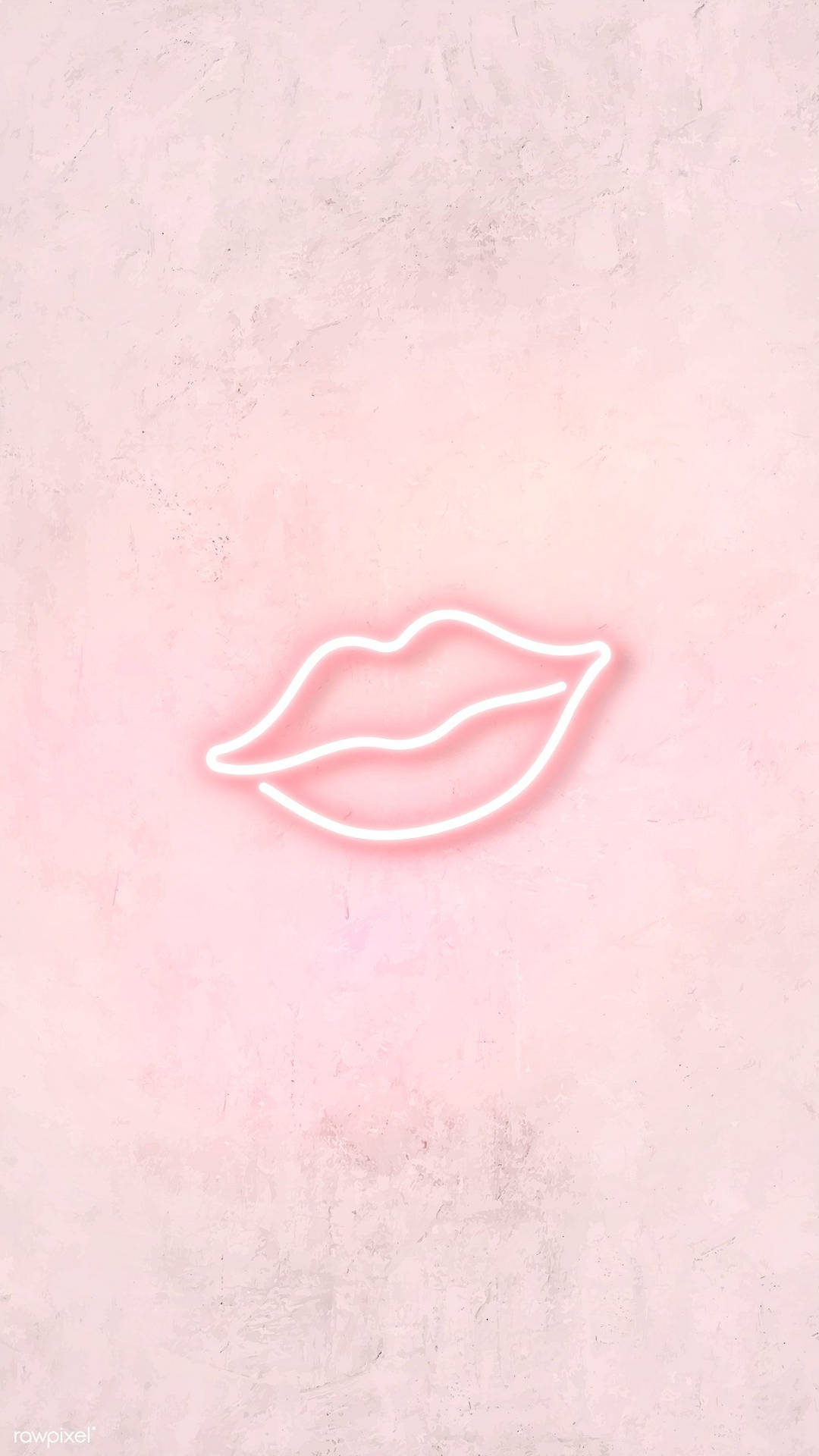 Download Light Pink Aesthetic Lips Wallpaper