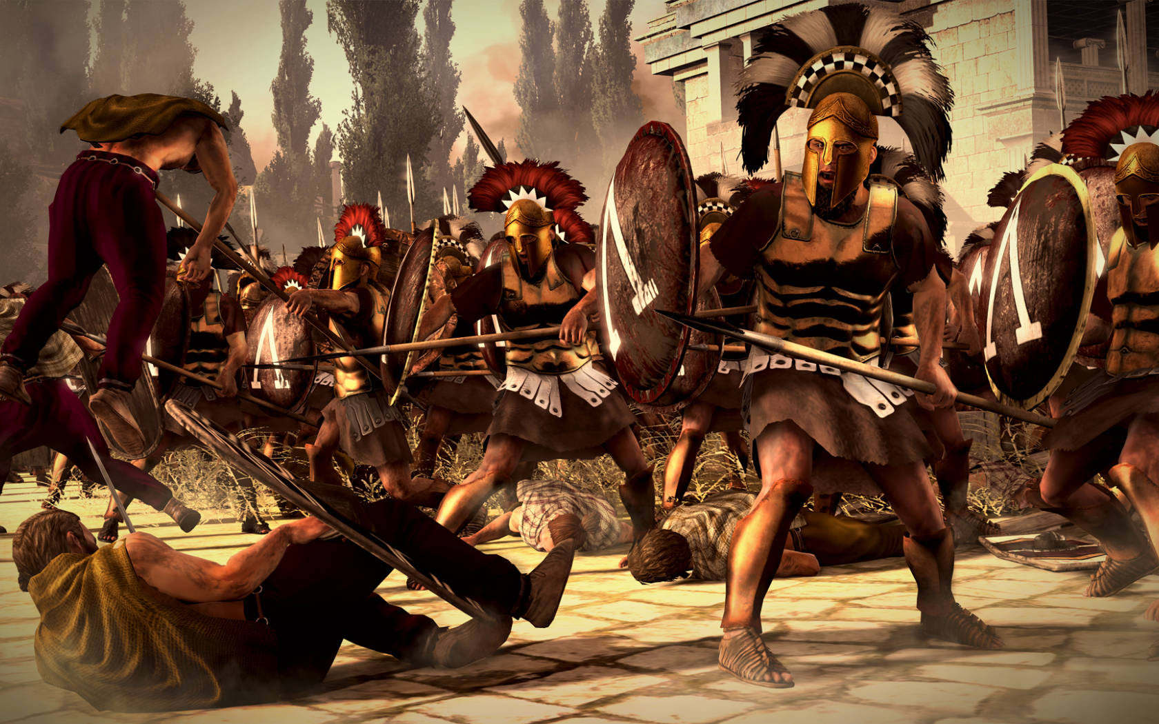 Download Total War Spartan Royal Guards Wallpaper