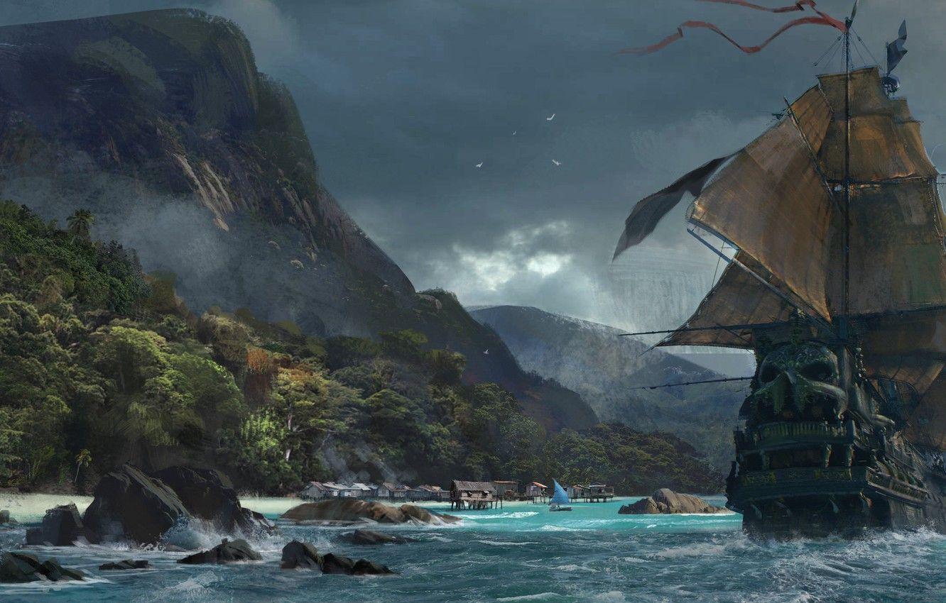 Pirate Island Wallpaper