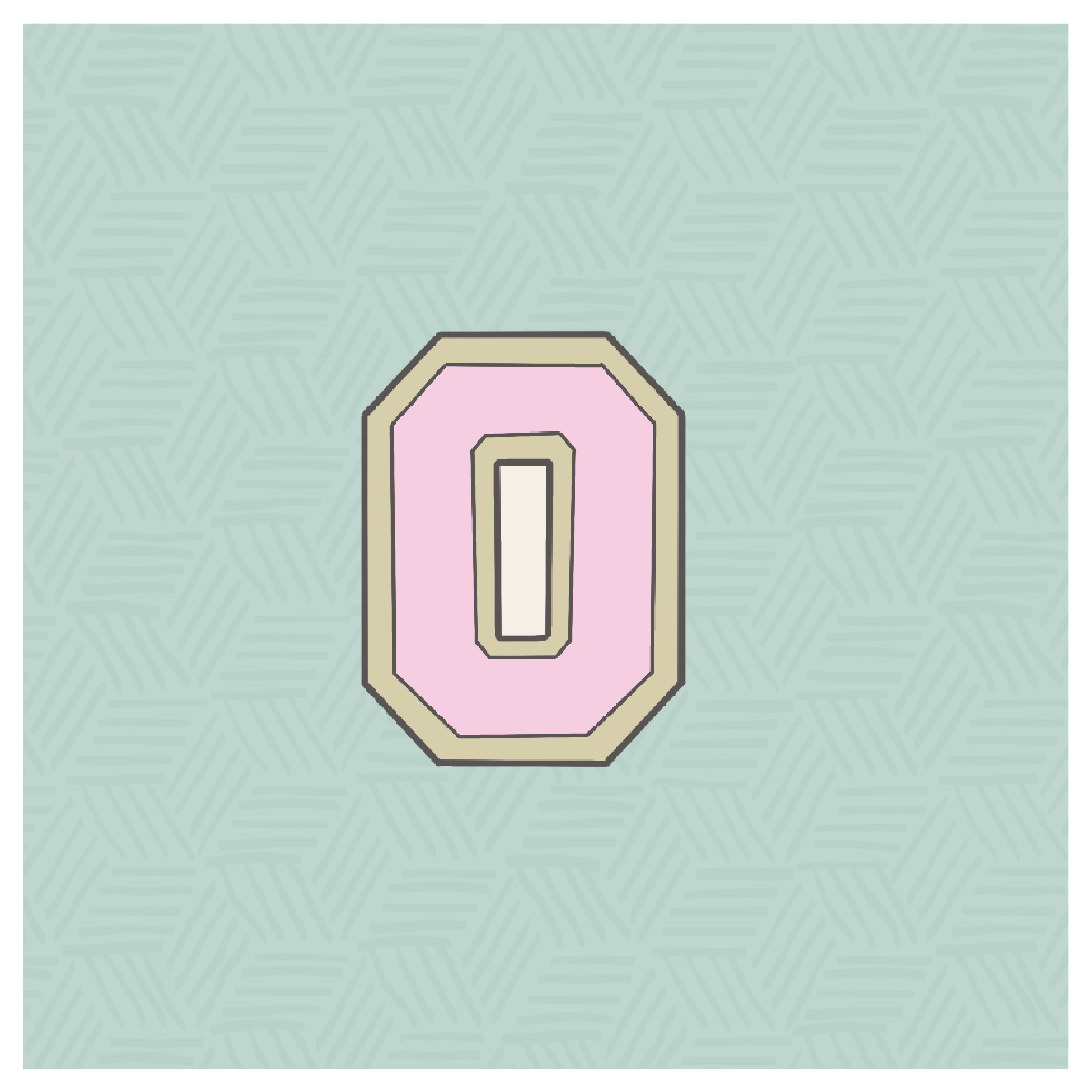 Varsity Letter O Cookie Cutter