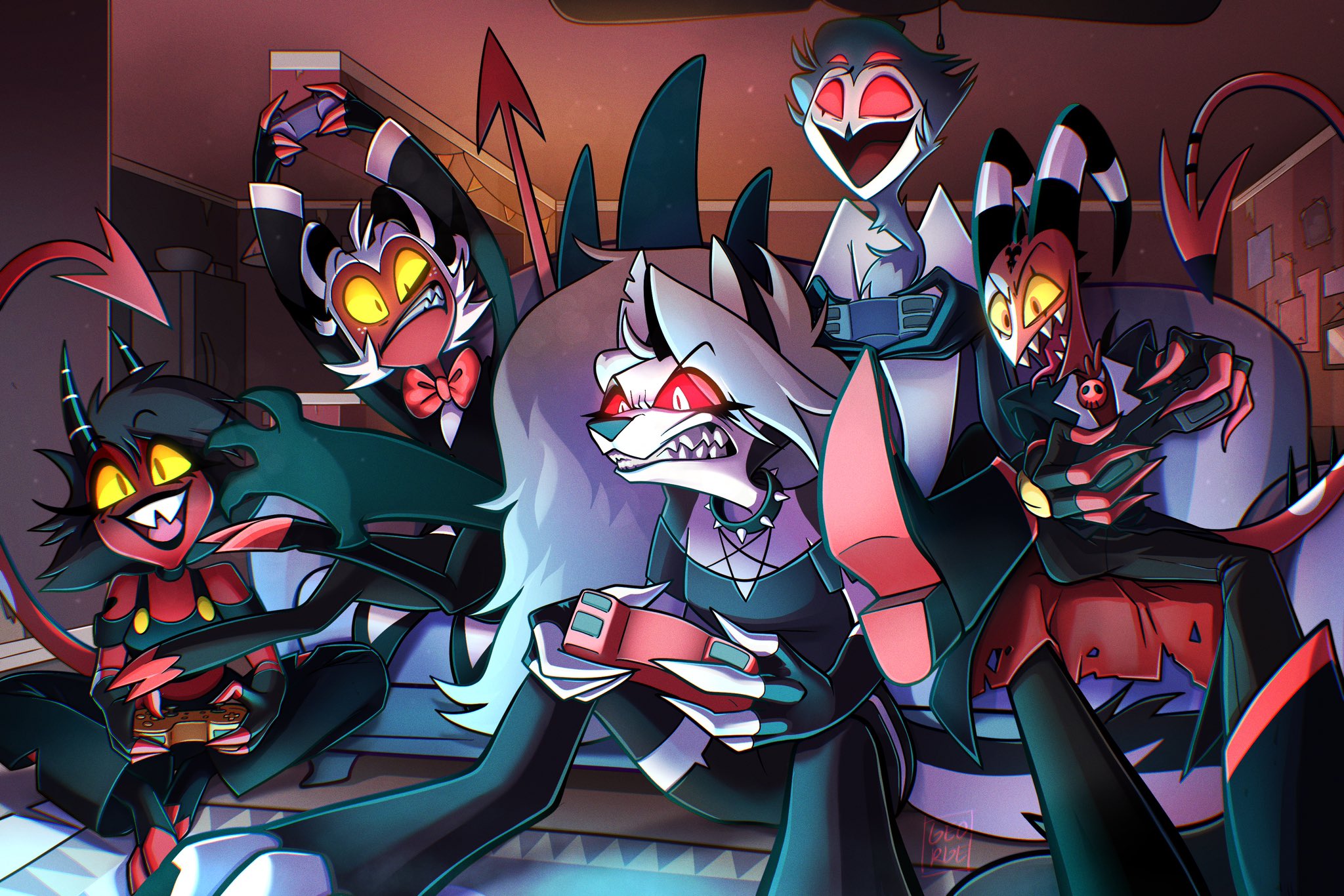 Download Stolas (Helluva Boss) Moxxie