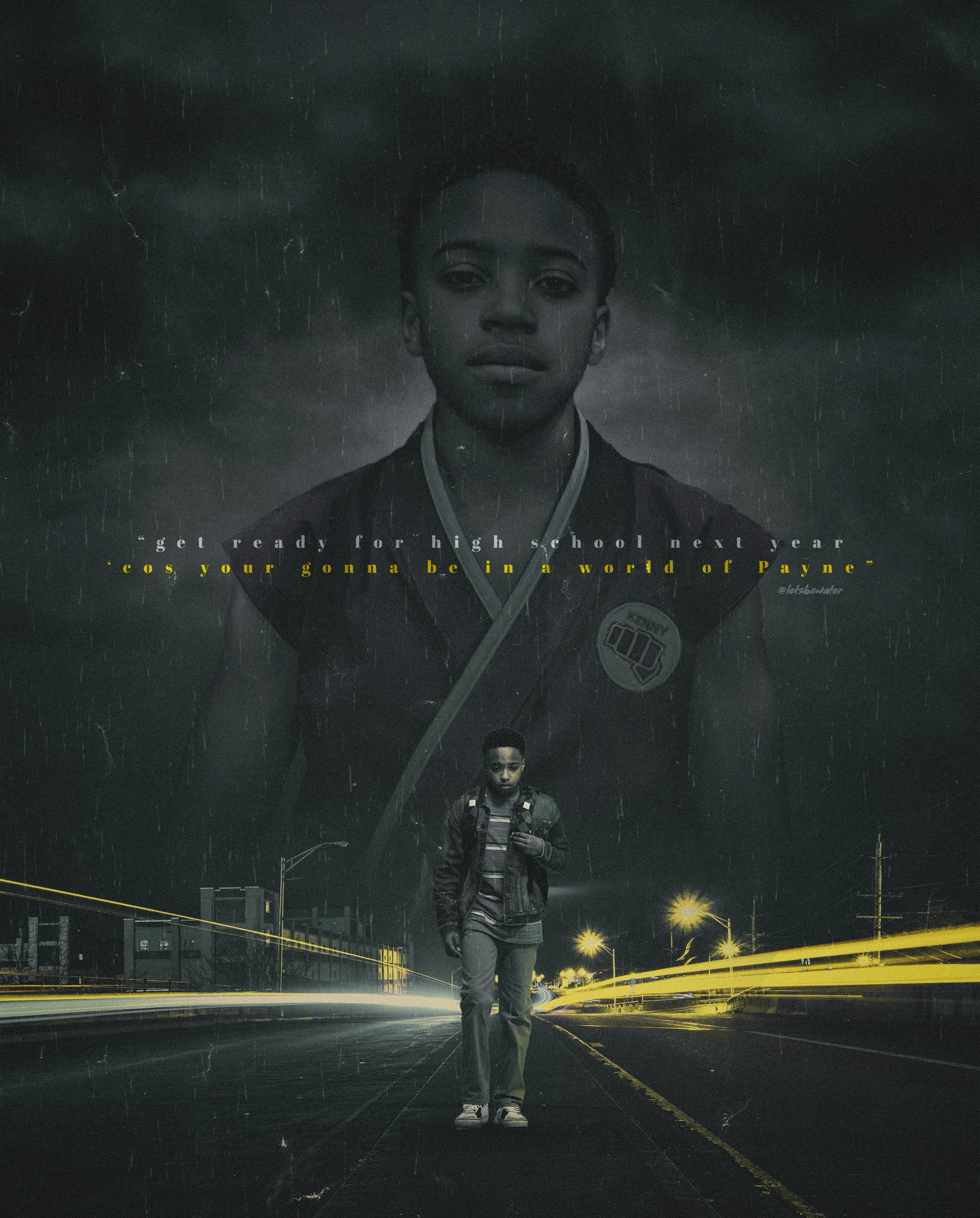 Kenny Payne a new cobra Kai student Kai fotografia