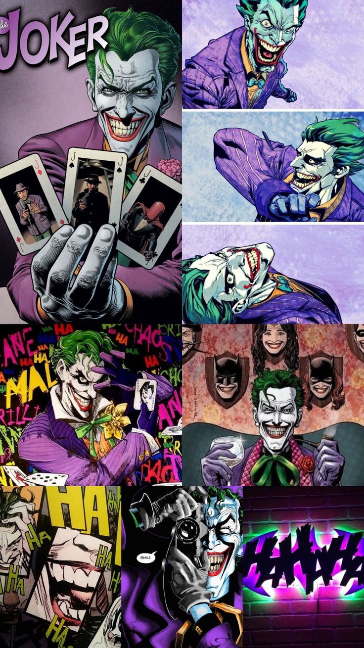 DC Joker comic aesthetic. Joker cartoon, Joker comic, Cartoon wallpaper