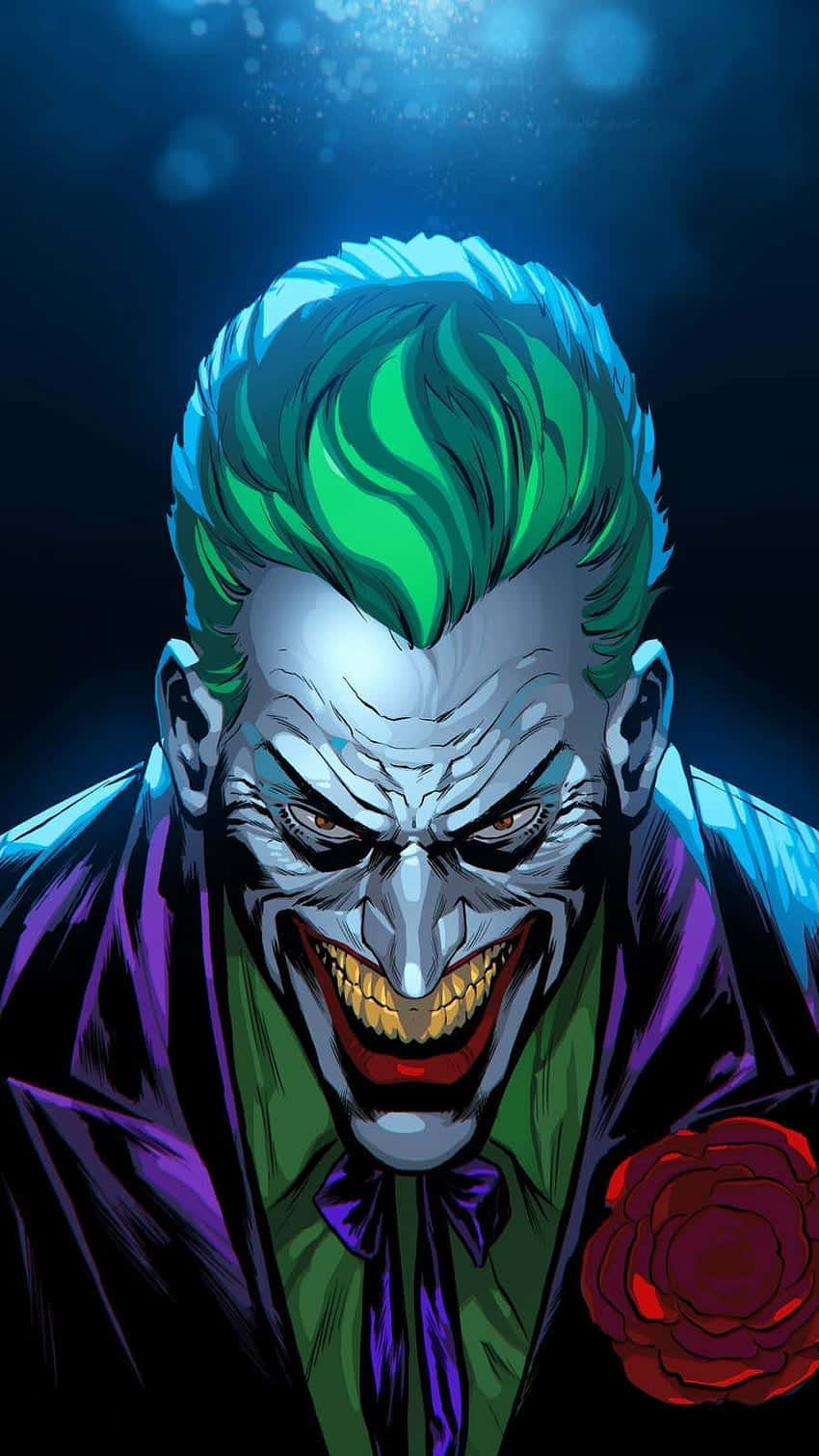 Download The Joker wreaks havoc on Gotham City! Wallpaper