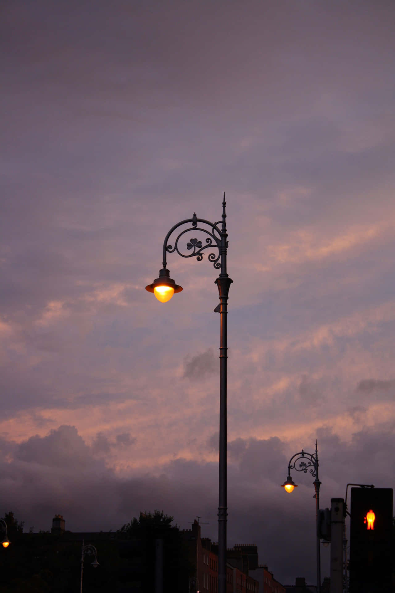 Download Aesthetic Street Light Wallpaper