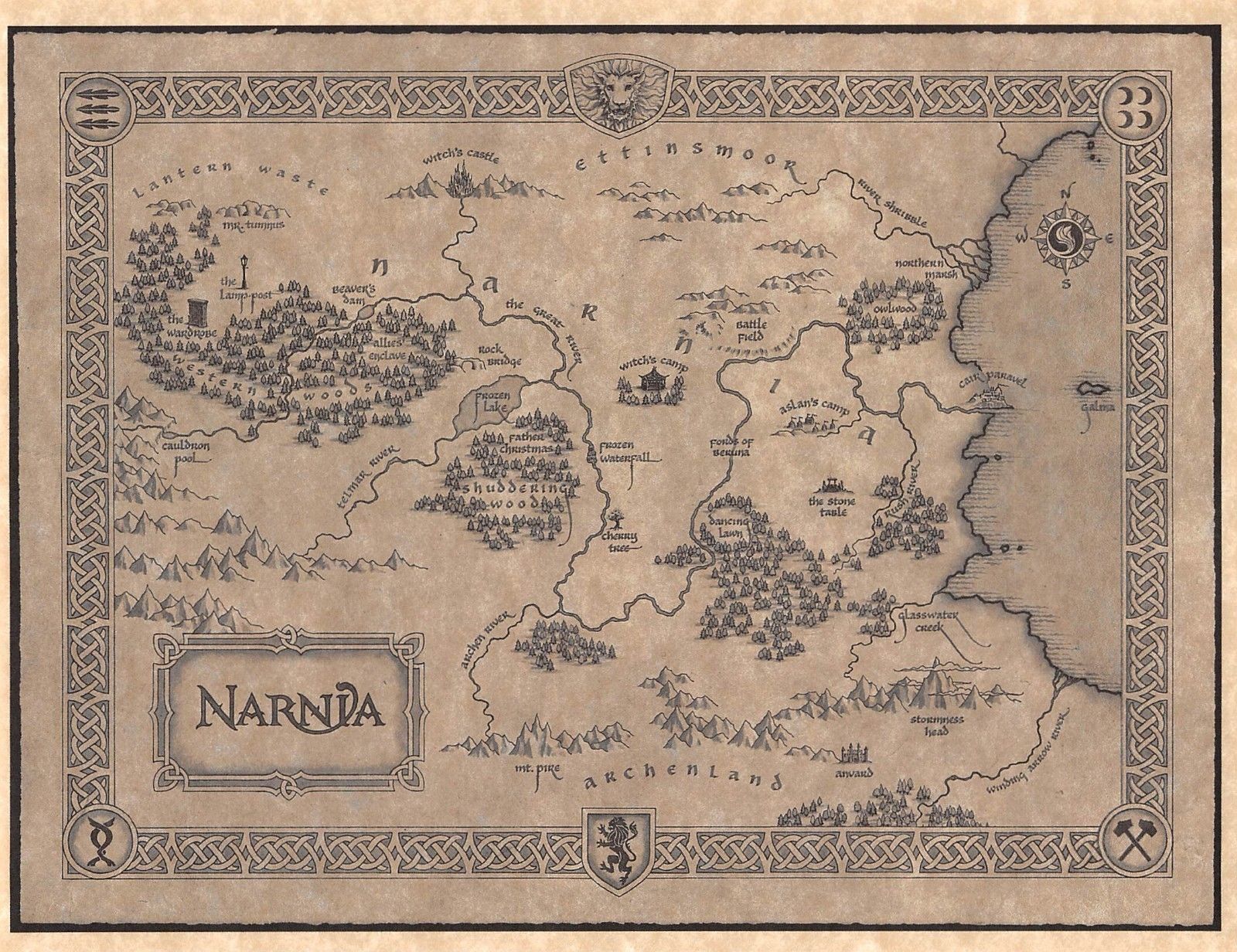 Image result for map of narnia printable. Map of narnia, Map, Narnia
