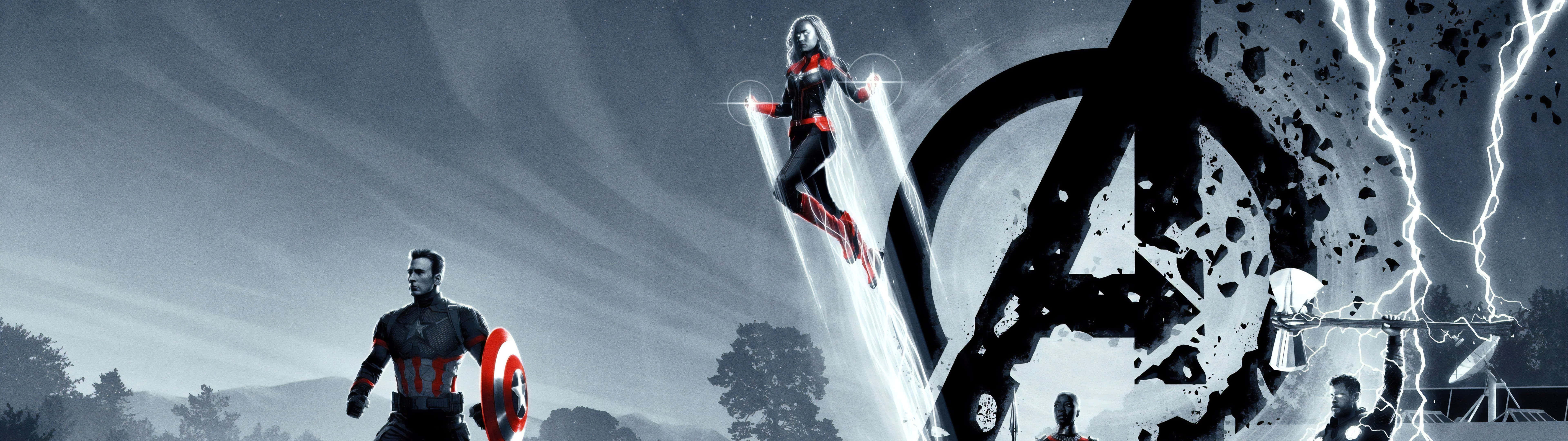 Download Get Ready To Be Transported To The Marvel Universe with The New Dual Screen Wallpaper