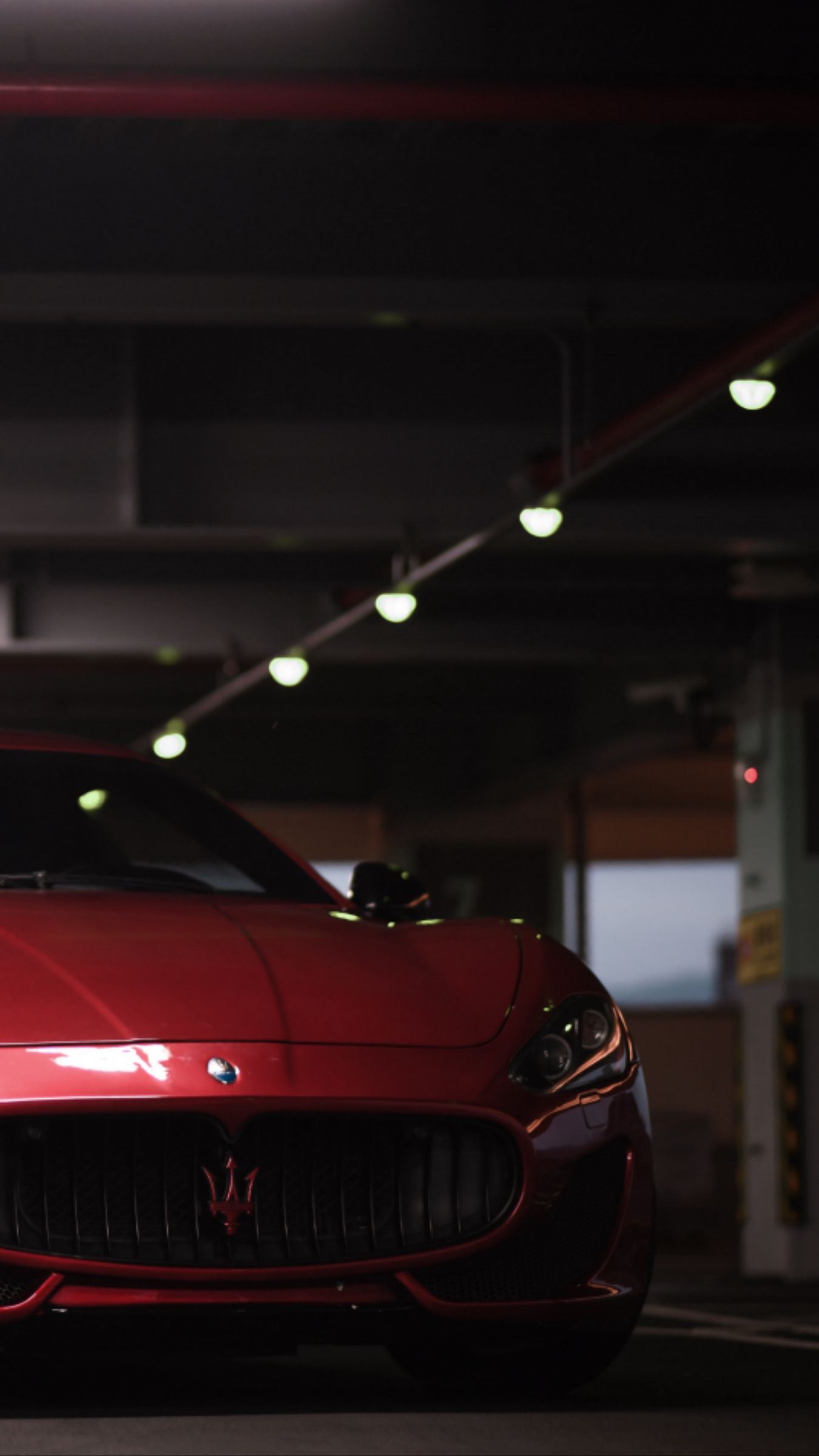 Download wallpaper 1350x2400 maserati granturismo, maserati, luxury, luxurious, front view iphone 8+/7+/6s+/for parallax HD background