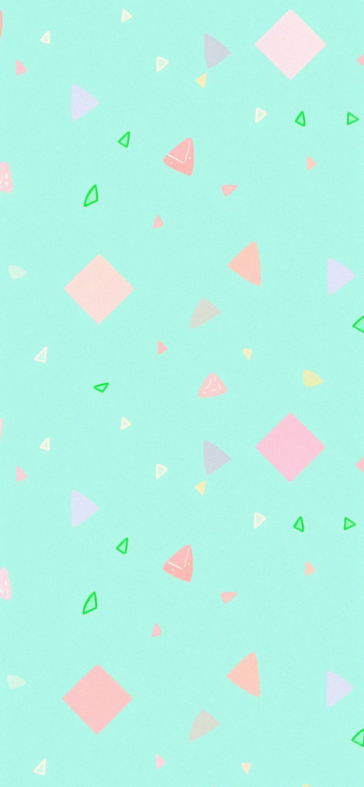 Preppy Pattern Mint Green Wallpaper