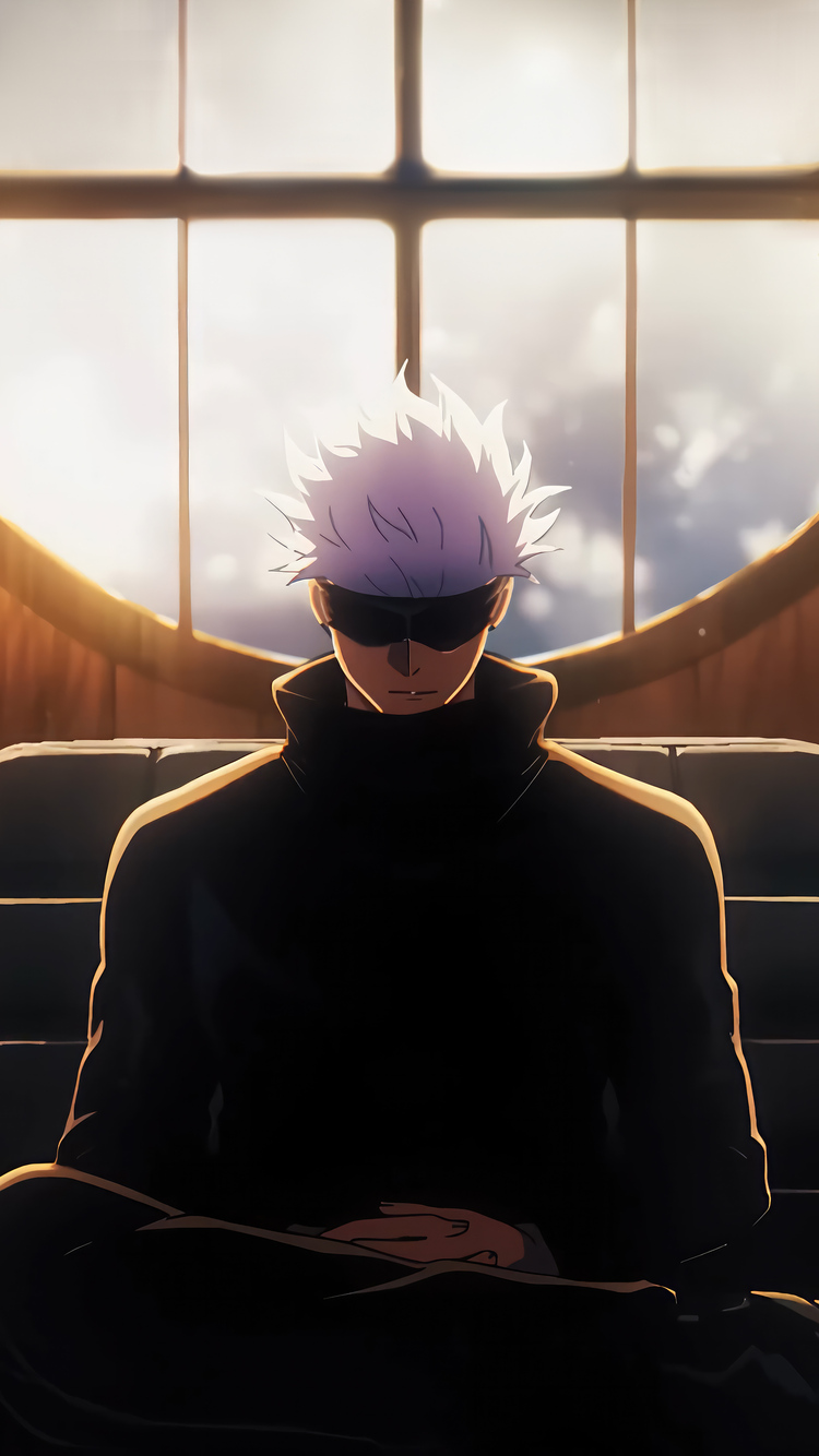 Satoru Gojo Jujutsu Kaisen iPhone 6, iPhone 6S, iPhone 7 HD 4k Wallpaper, Image, Background, Photo and Picture