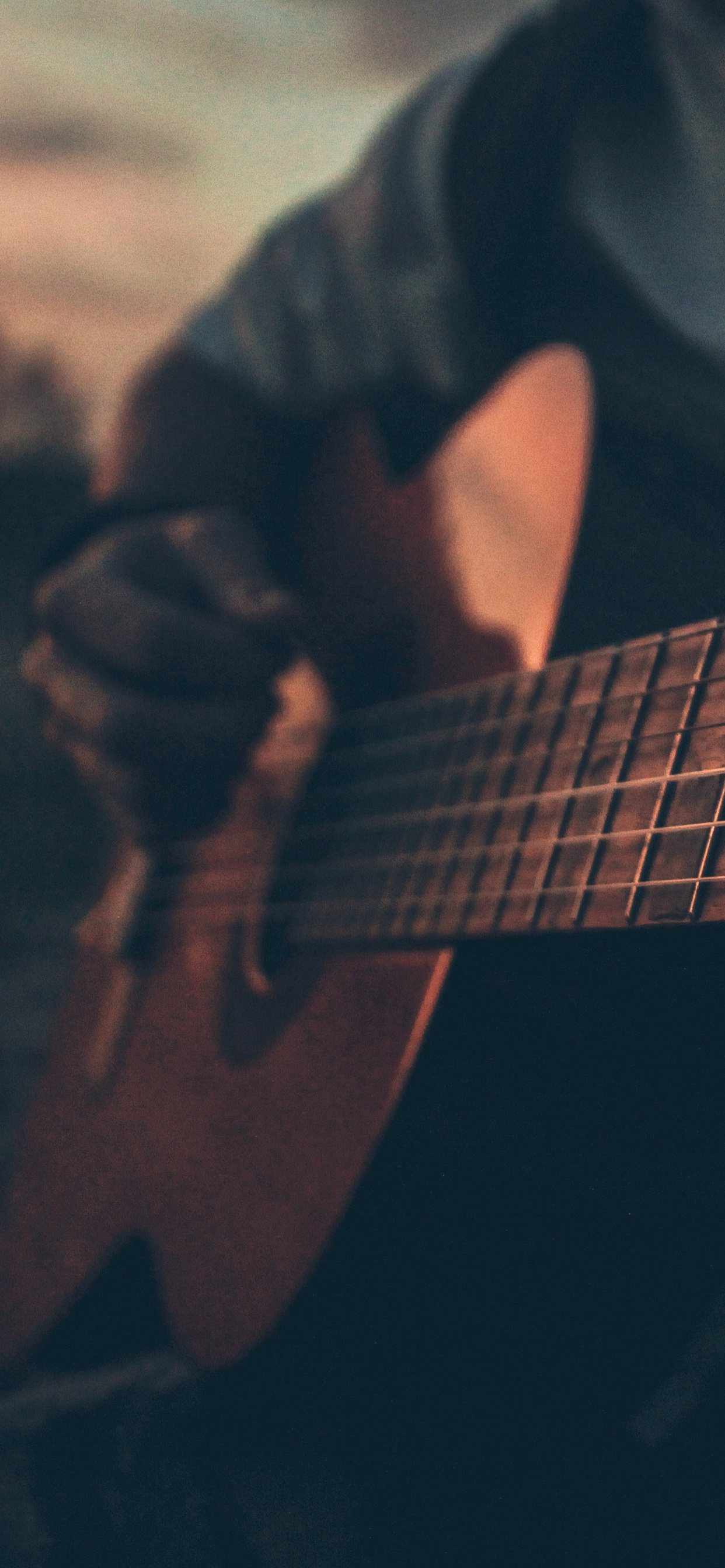 Boy Playing Guitar Outdoors 5k iPhone XS MAX HD 4k Wallpaper, Image, Background, Photo and Picture