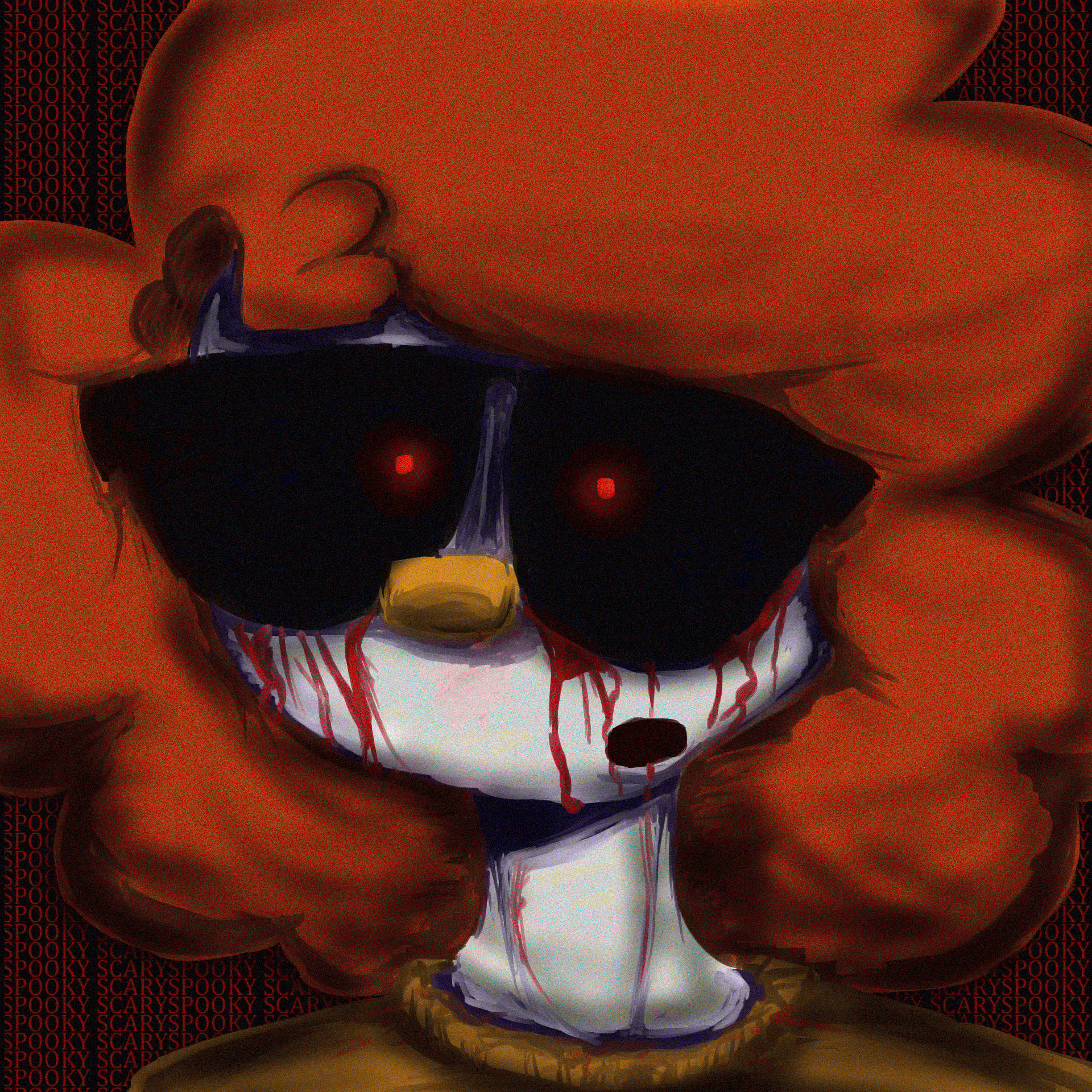 Download Red Haired Man Halloween PFP Wallpaper