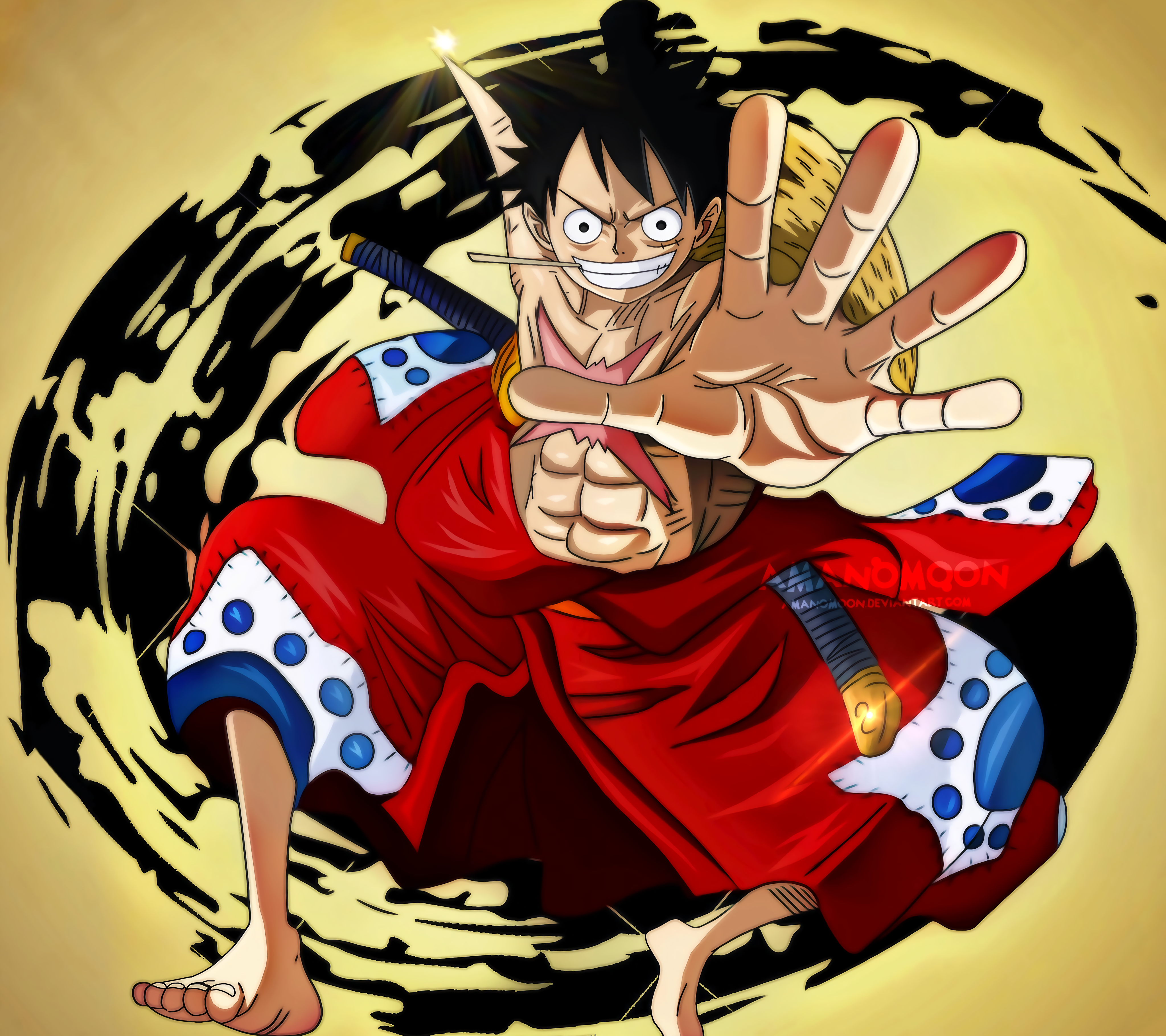 Anime One Piece 4k Ultra HD Wallpaper by RoninGFX