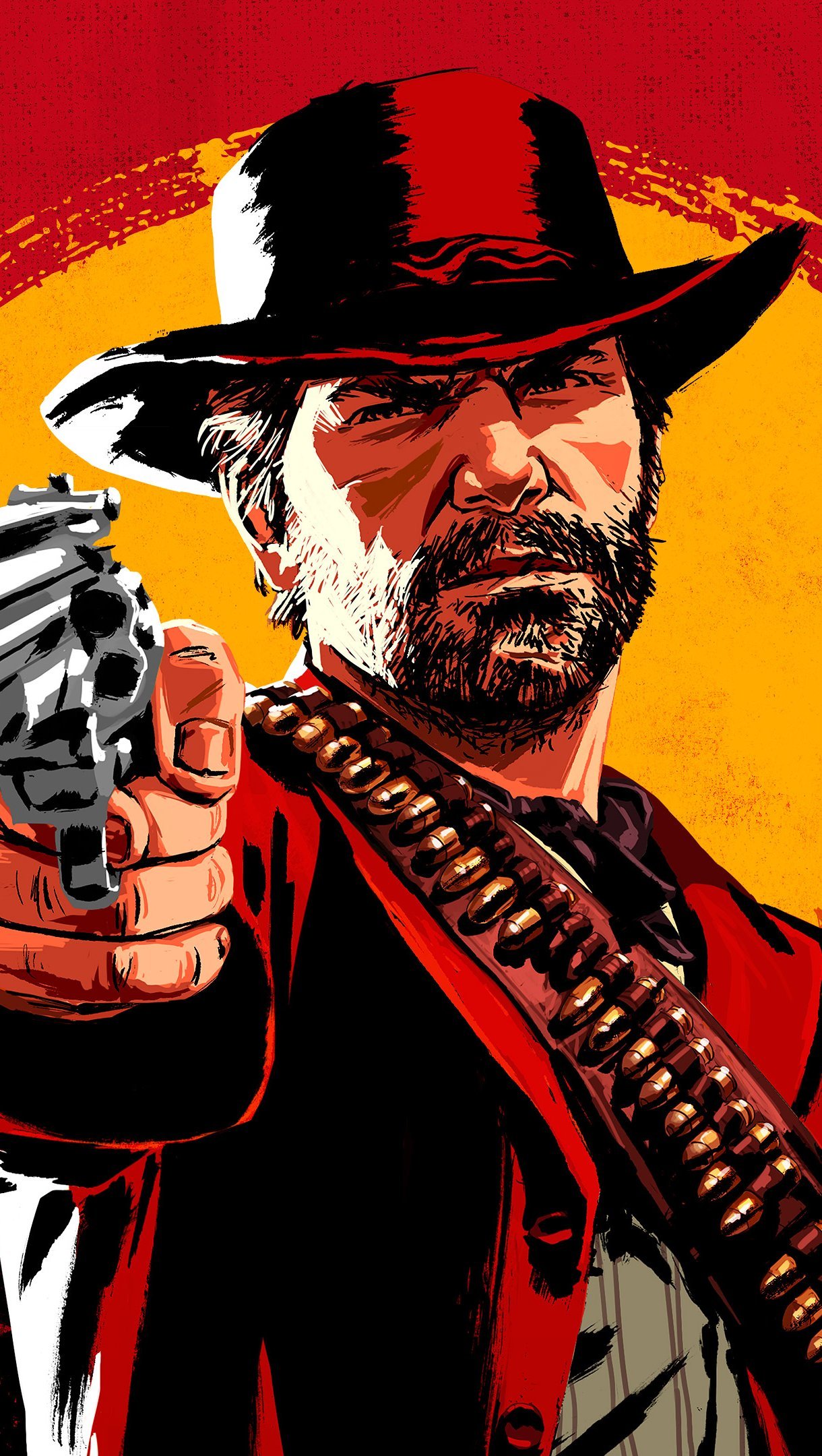Red Dead Redemption 2 Cover Wallpaper 4K for iPhone and Mobile Phone