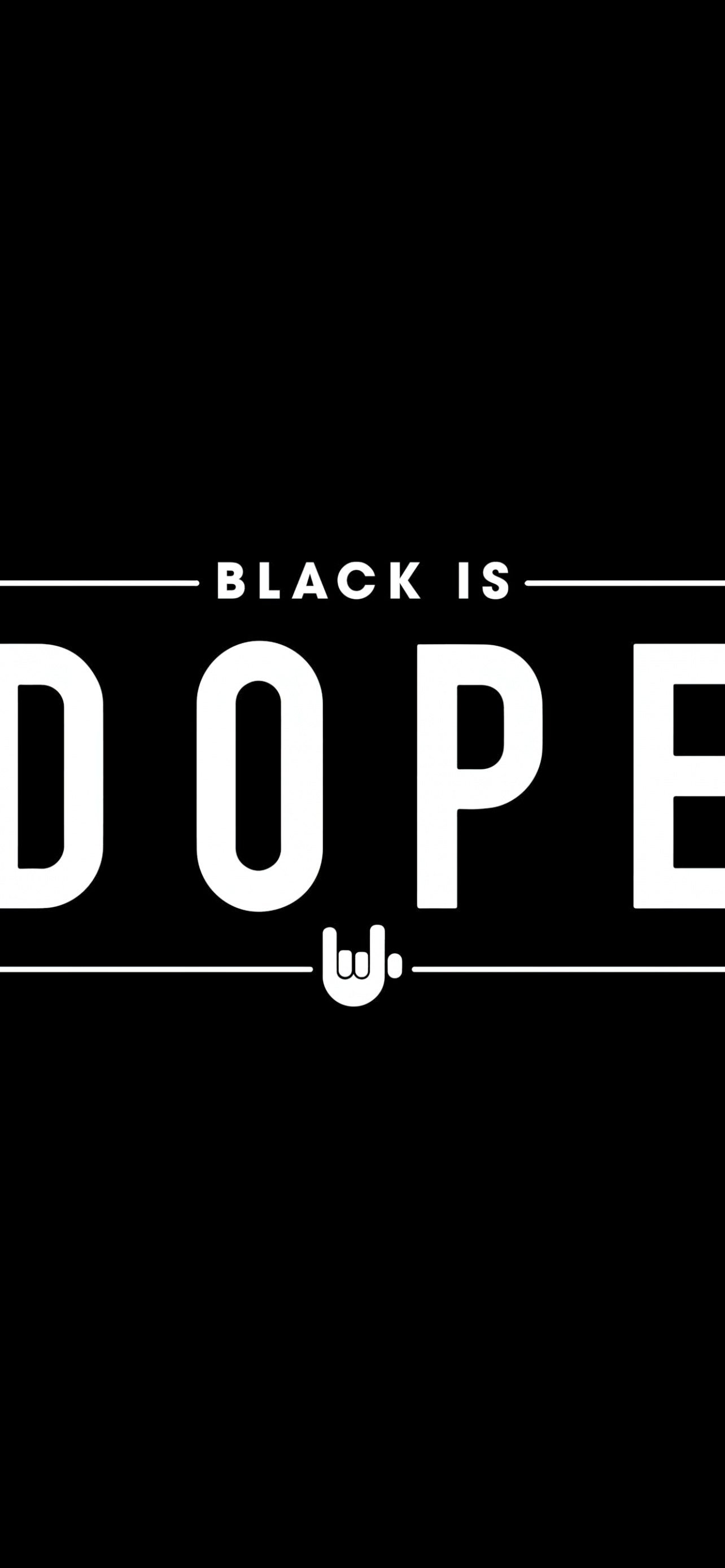 Black is Dope Wallpaper 4K, Black background, Black quotes