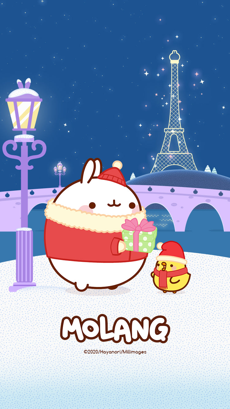 Molang Winter Wallpaper: Discover The Christmas Wallpaper of Molang