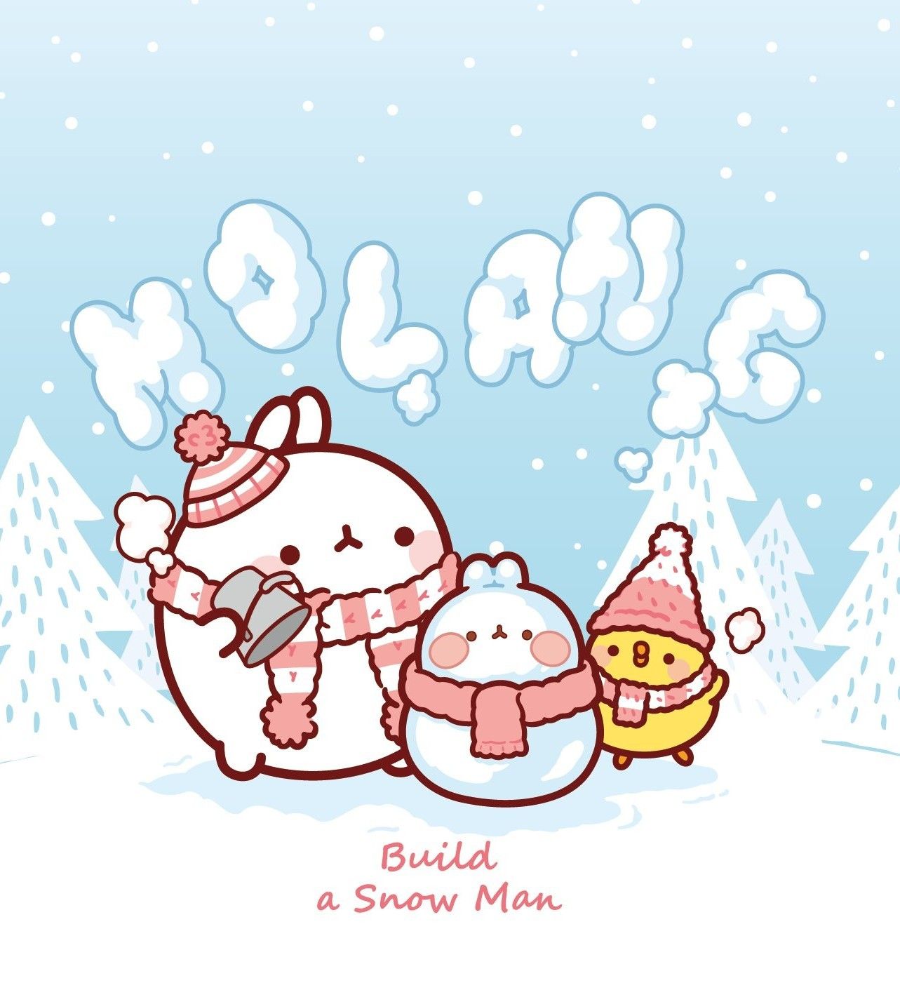 Molang. Cute doodles, Molang wallpaper, Kawaii drawings