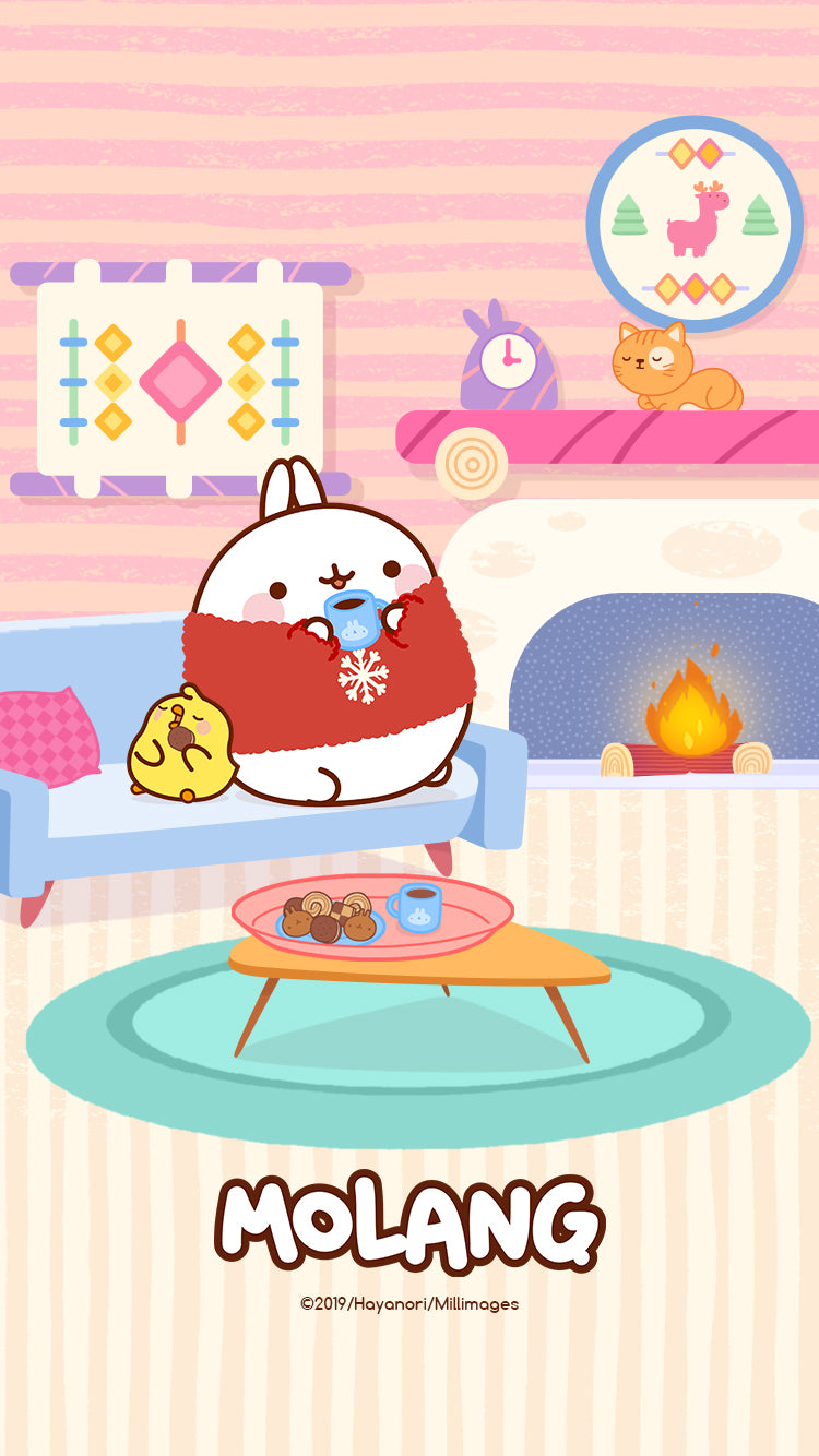 Molang Mood Wallpaper: Discover The Cozy Wallpaper of Molang