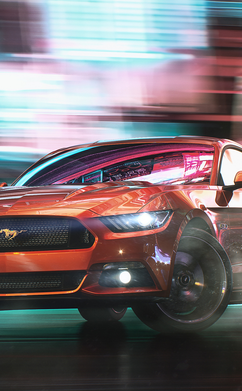 Ford Mustang, car, art, 950x1534 wallpaper. Ford mustang wallpaper, Mustang cars, Mustang wallpaper