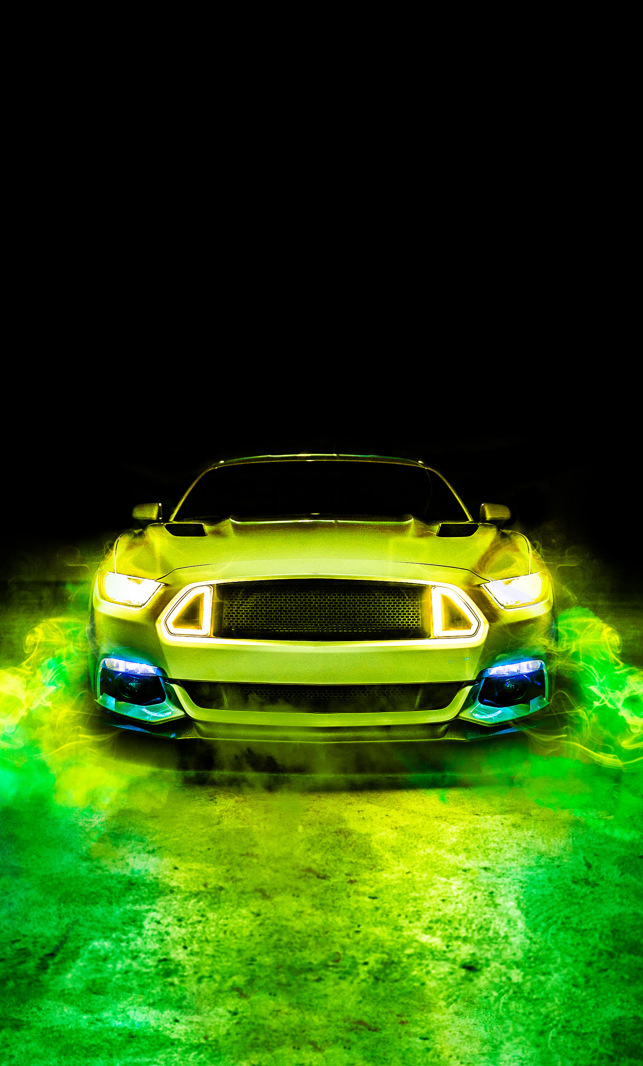Green Ford Mustang 4k iPhone HD 4k Wallpaper, Image, Background, Photo and Picture
