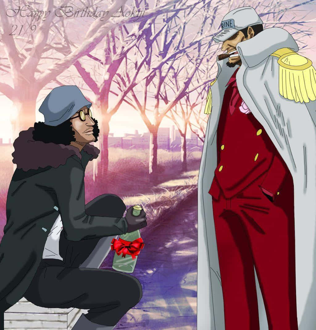 Download Aokiji, The Frost Hearted Admiral Wallpaper