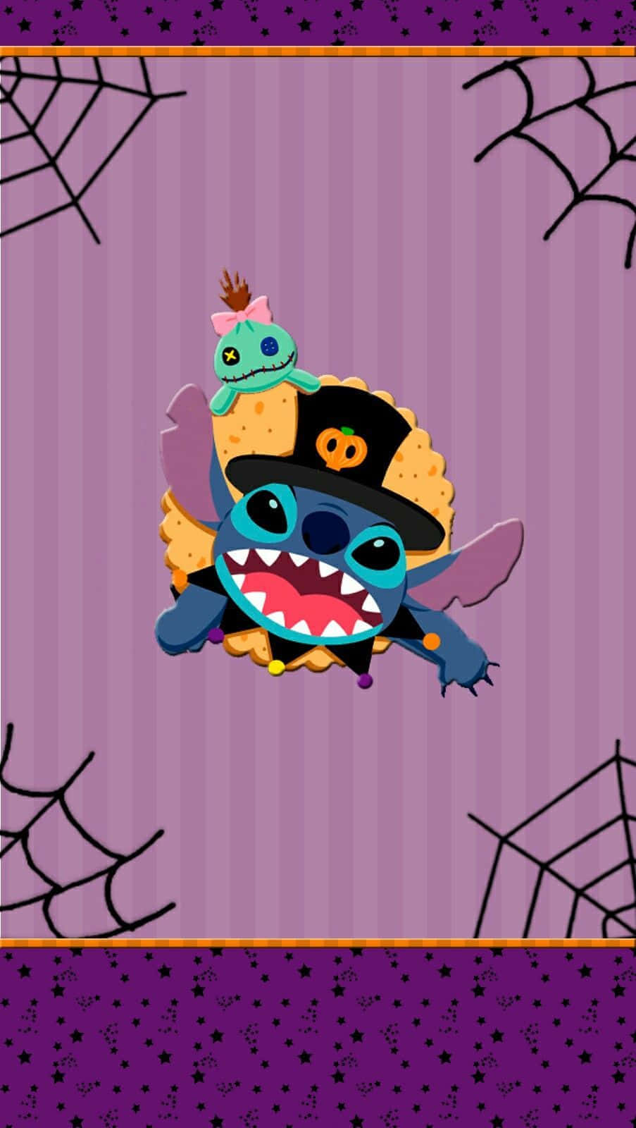 Download Get ready for Halloween with this Spooky Lilo and Stitch themed wallpaper! Wallpaper
