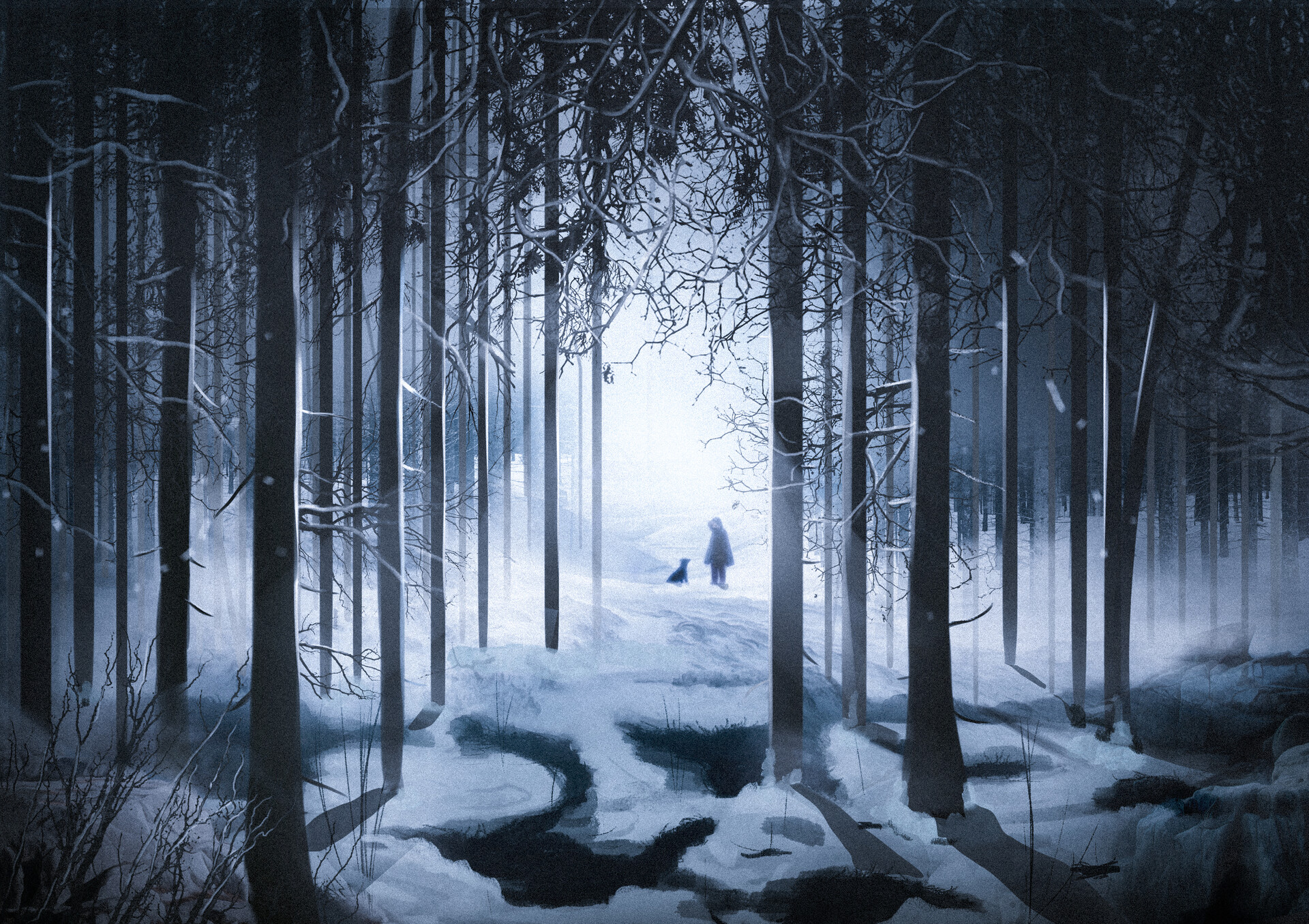 Winter Forest Concept Art
