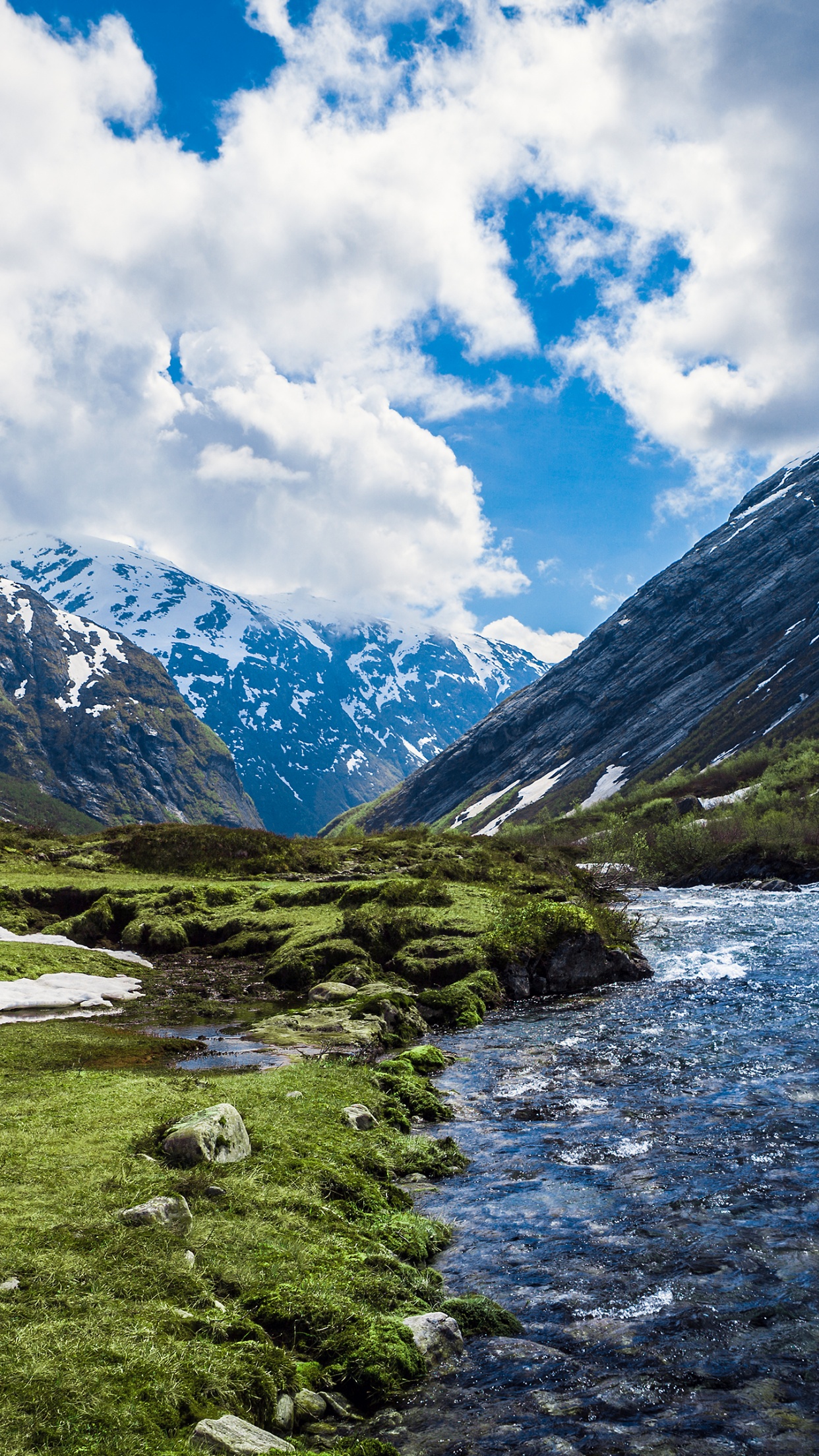 Valley Wallpaper 4K, Glacier mountains