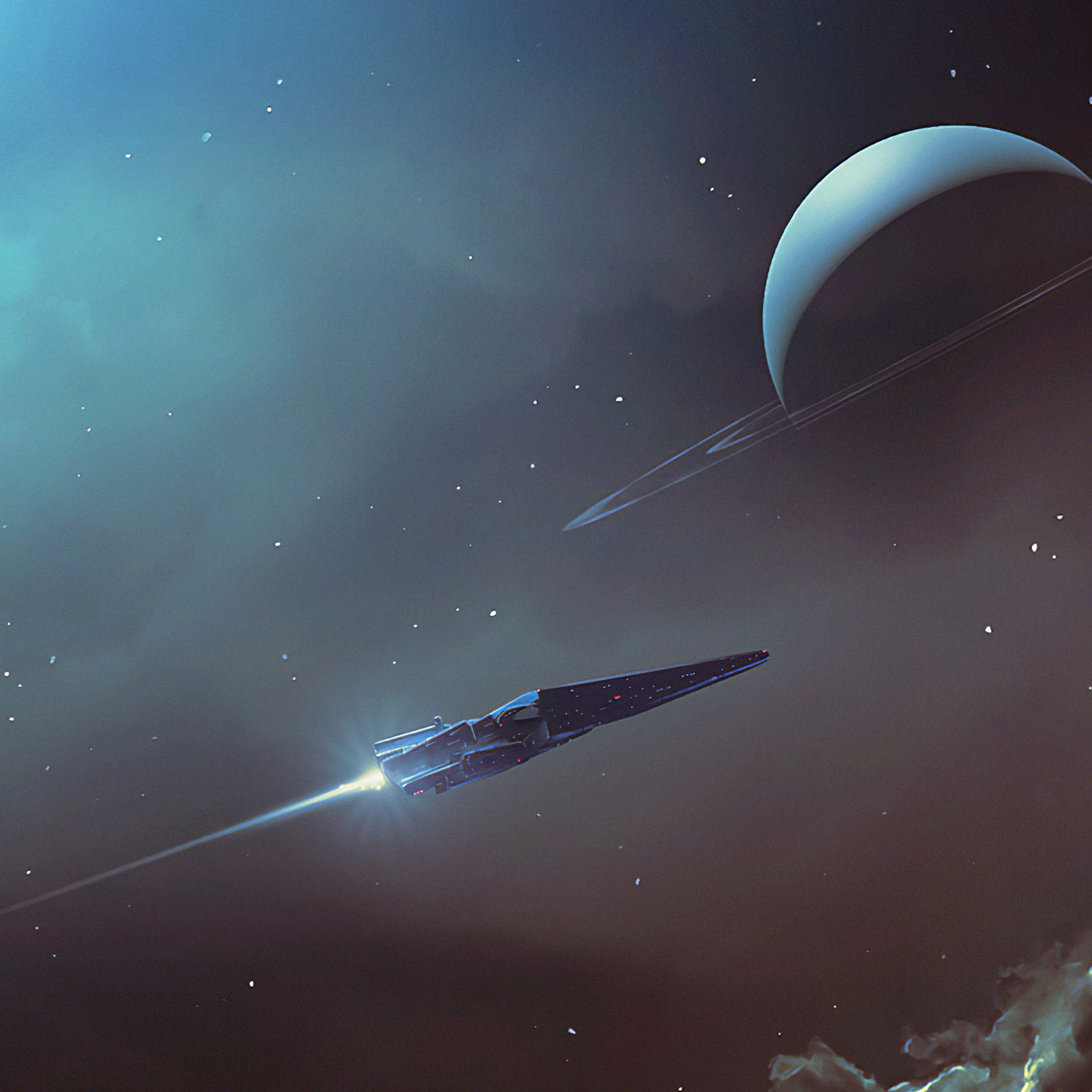 Left In Space iPad Pro Retina Display HD 4k Wallpaper, Image, Background, Photo and Picture